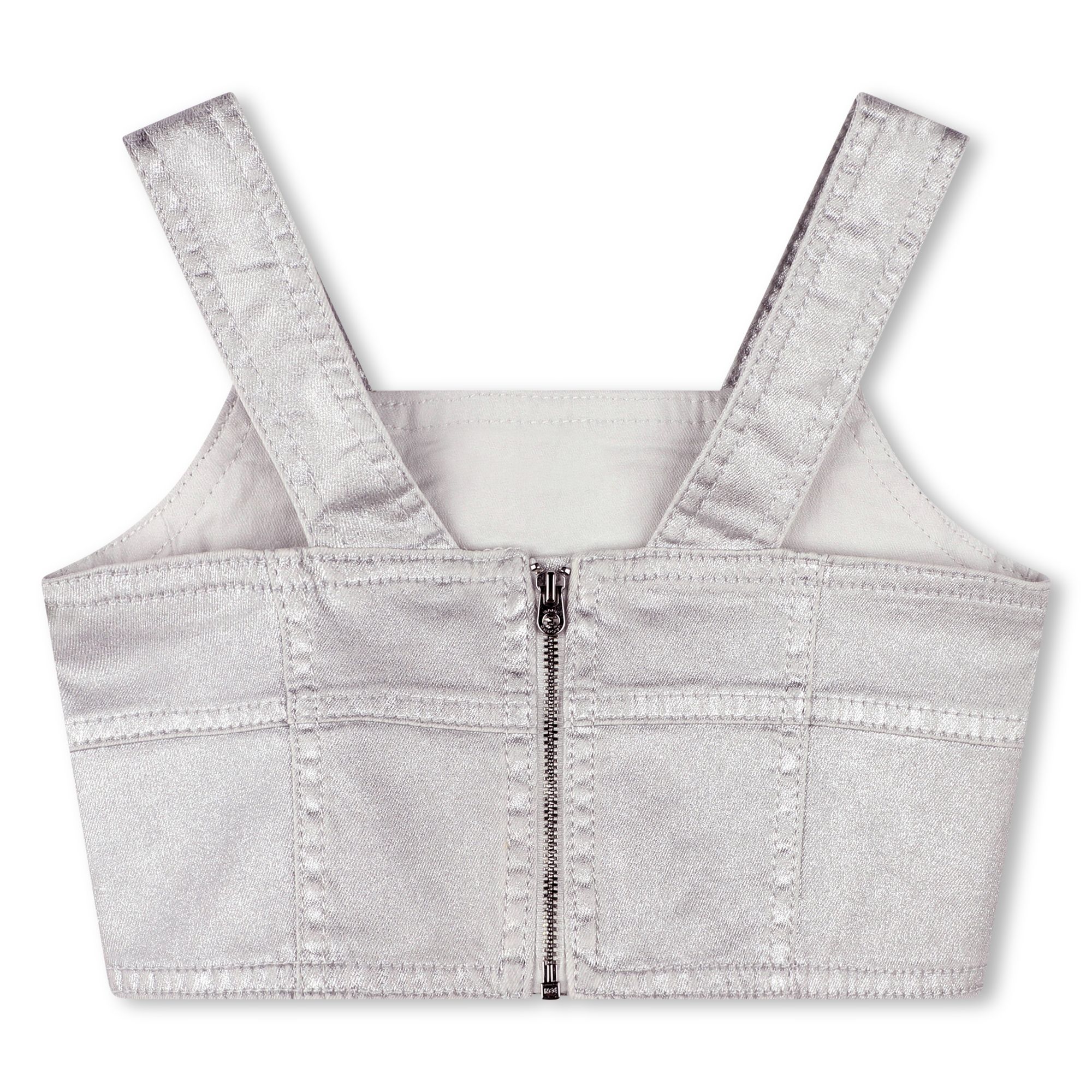 Crop top con spalline in jeans MARC JACOBS Per BAMBINA