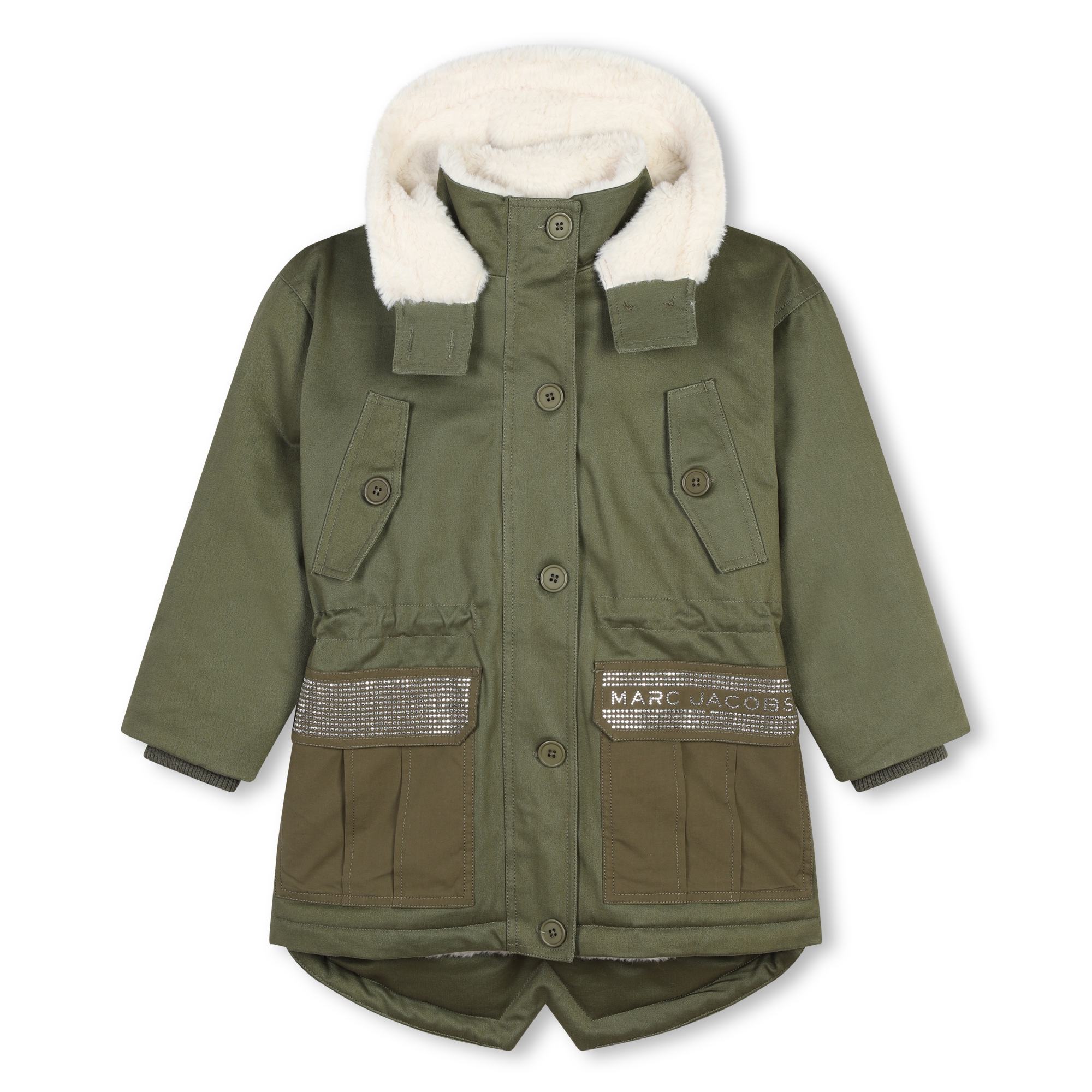 Hooded parka with pockets MARC JACOBS for GIRL