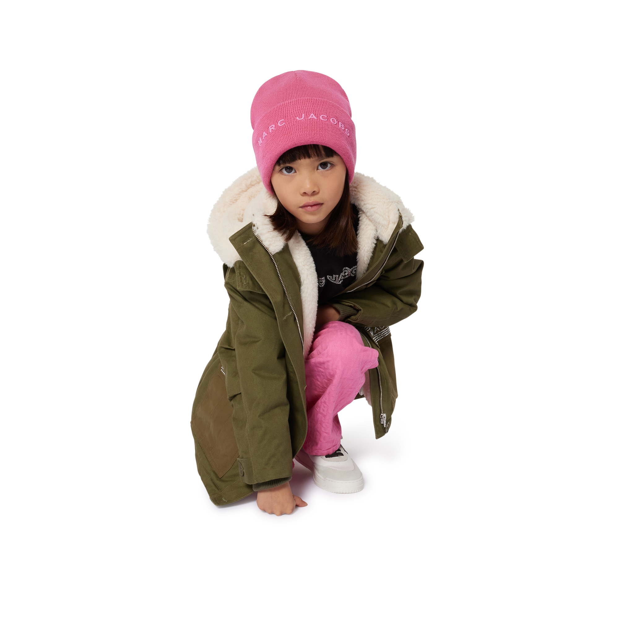 Parka à capuche avec poches MARC JACOBS pour FILLE