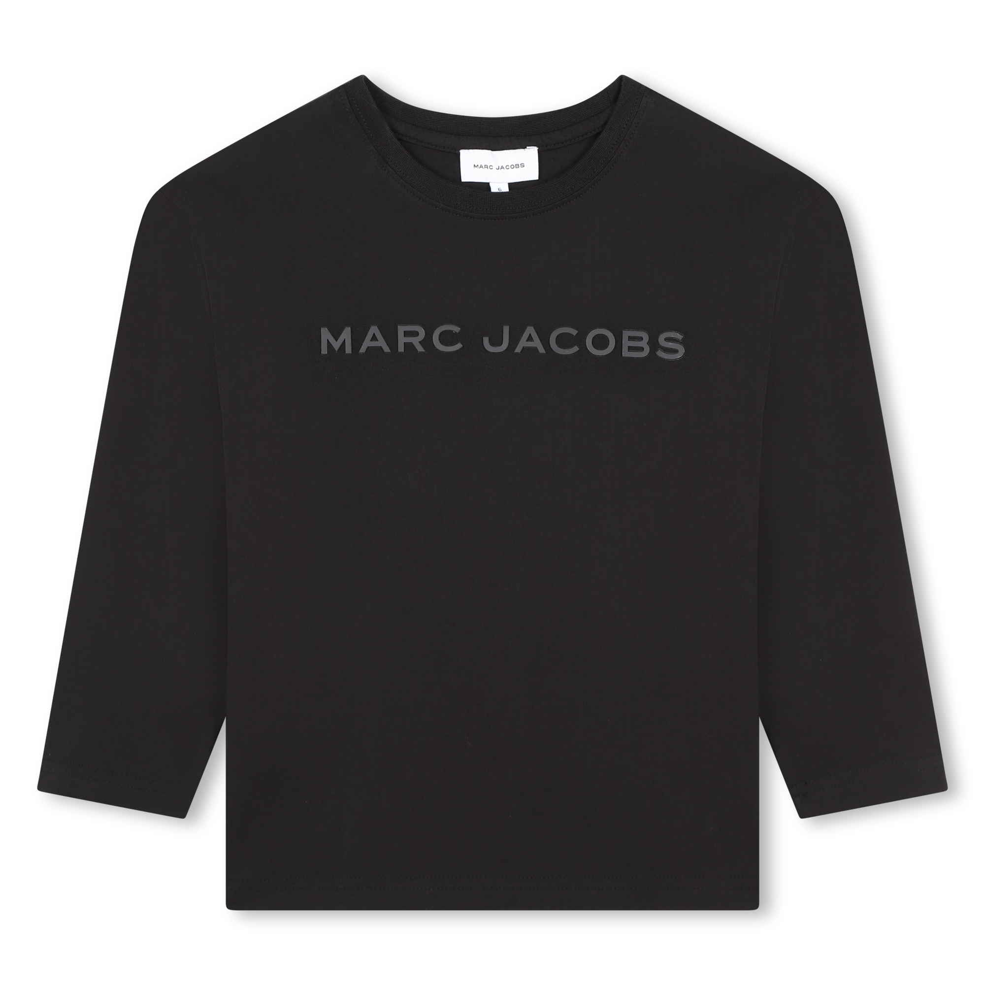 MARC JACOBS Long sleeved T shirt unisex black Kids around