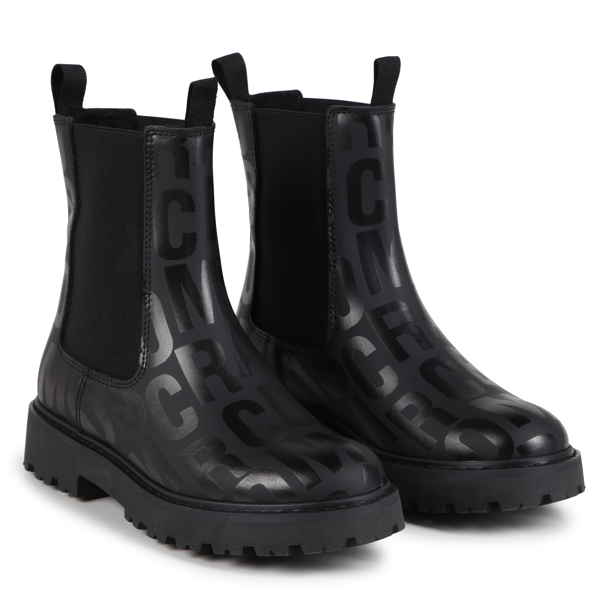 Bottines en cuir de vachette doublées MARC JACOBS pour FILLE