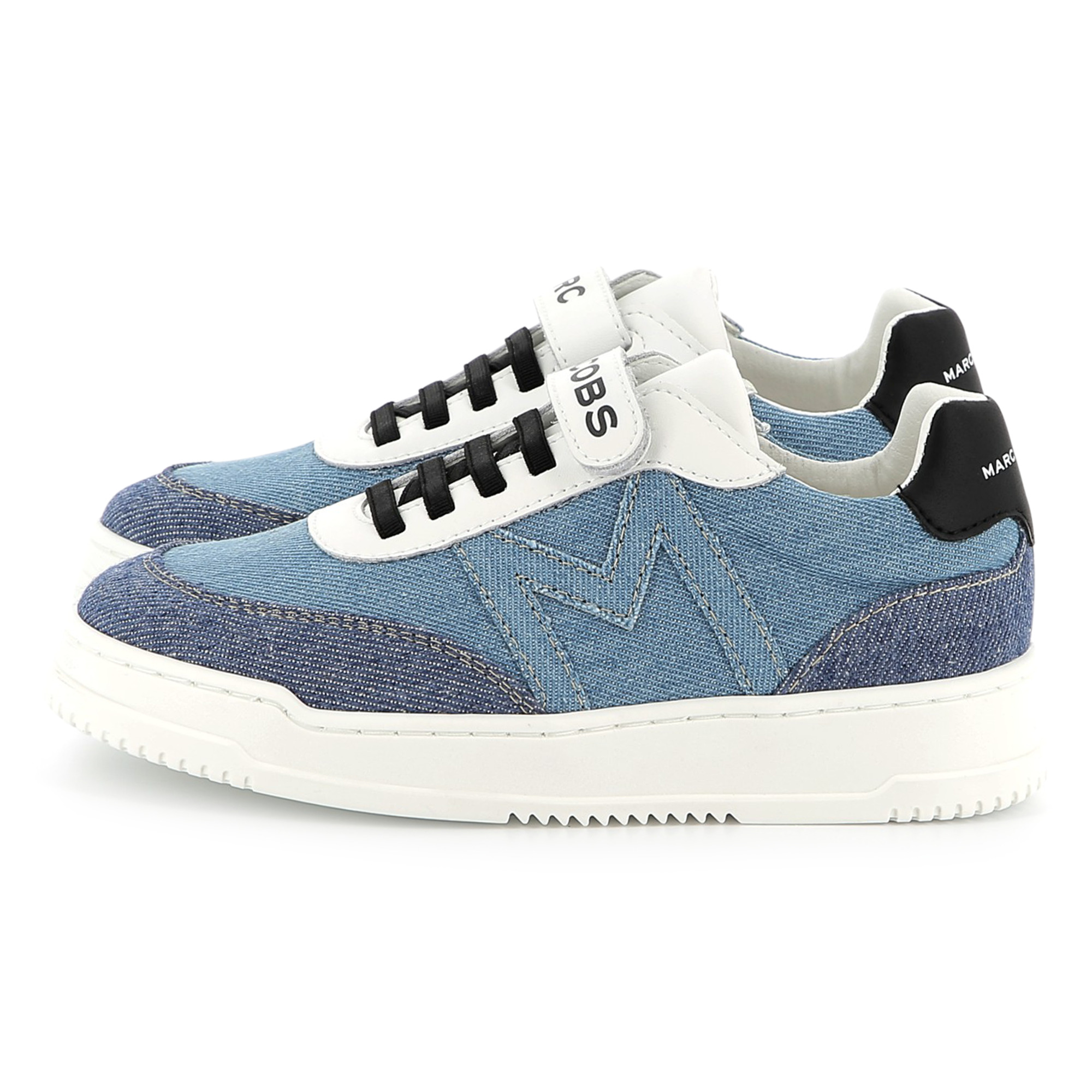 Hook-and-loop leather trainers MARC JACOBS for BOY