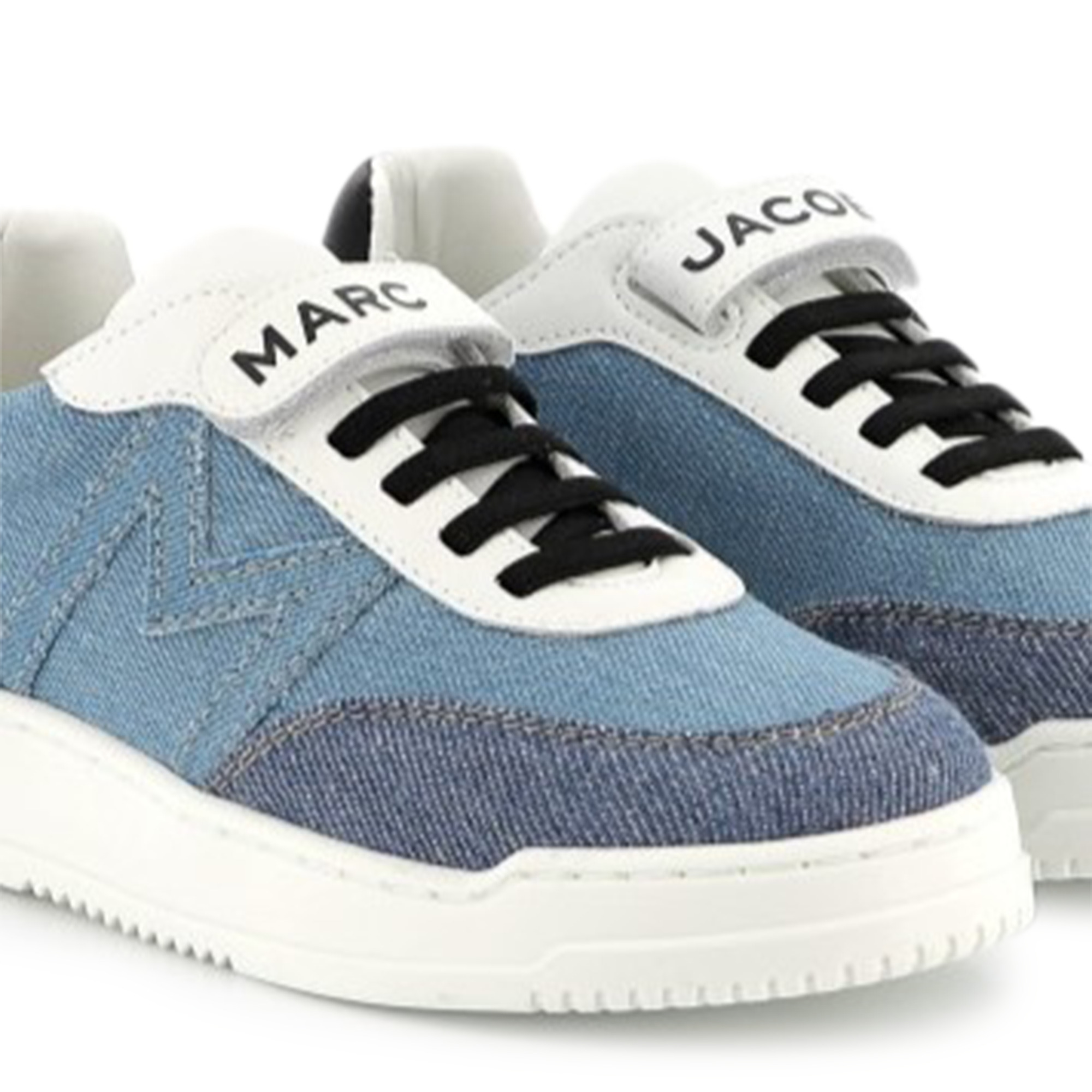 Hook-and-loop leather trainers MARC JACOBS for BOY