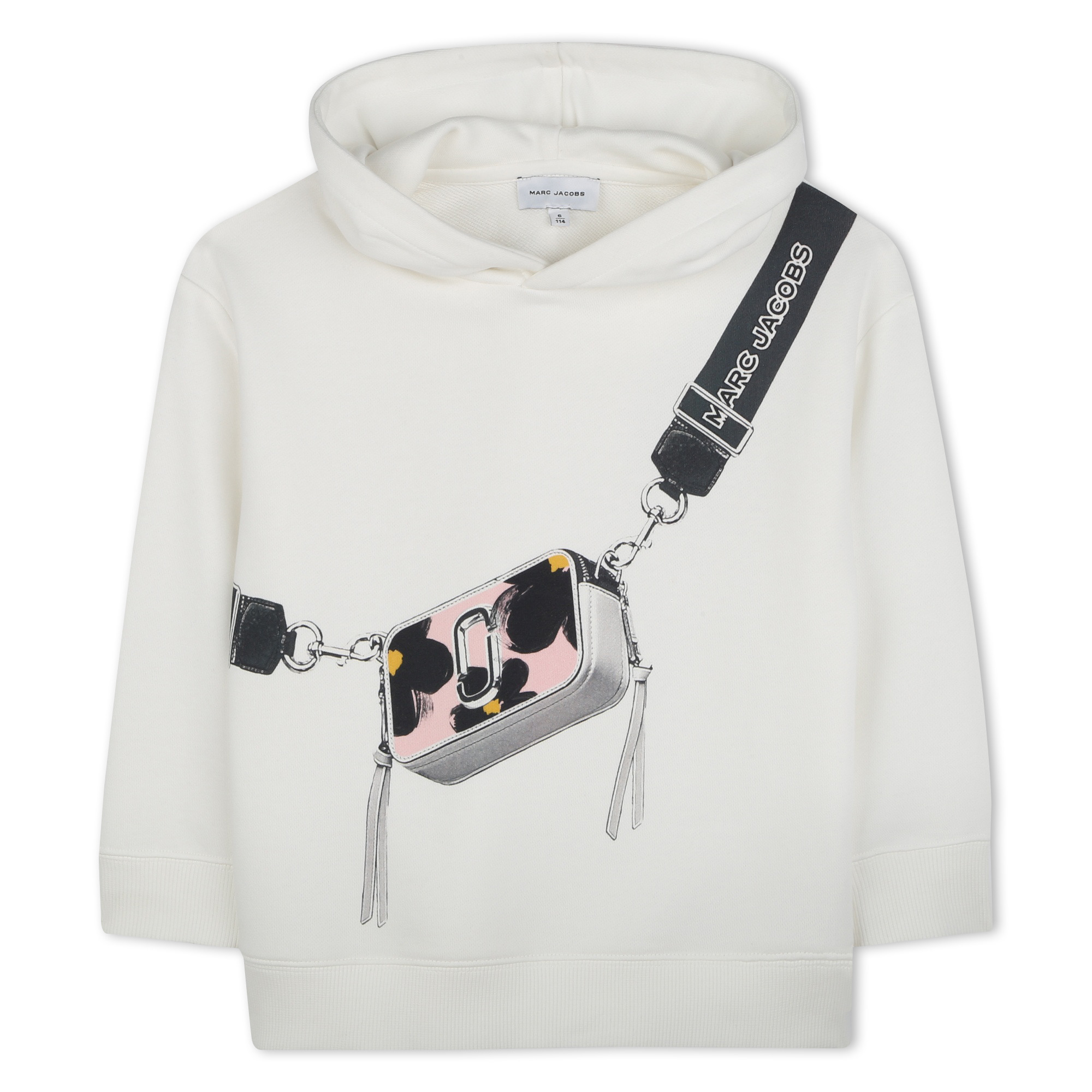 Sweat-shirt à capuche molleton MARC JACOBS pour FILLE