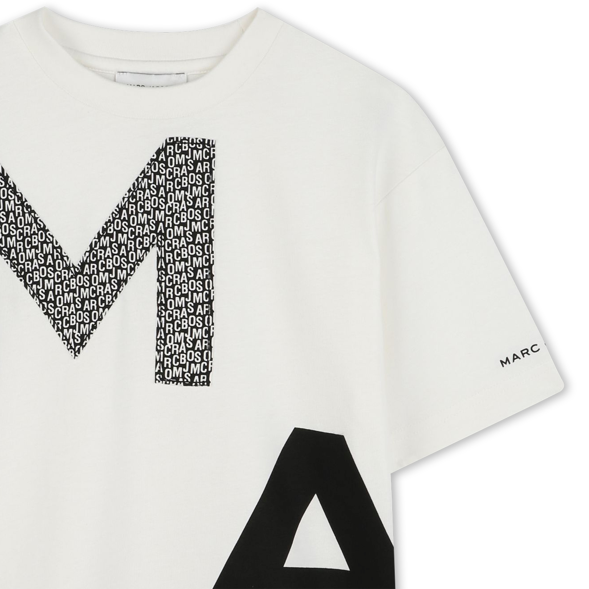 Camiseta bicolor de algodón MARC JACOBS para NIÑO