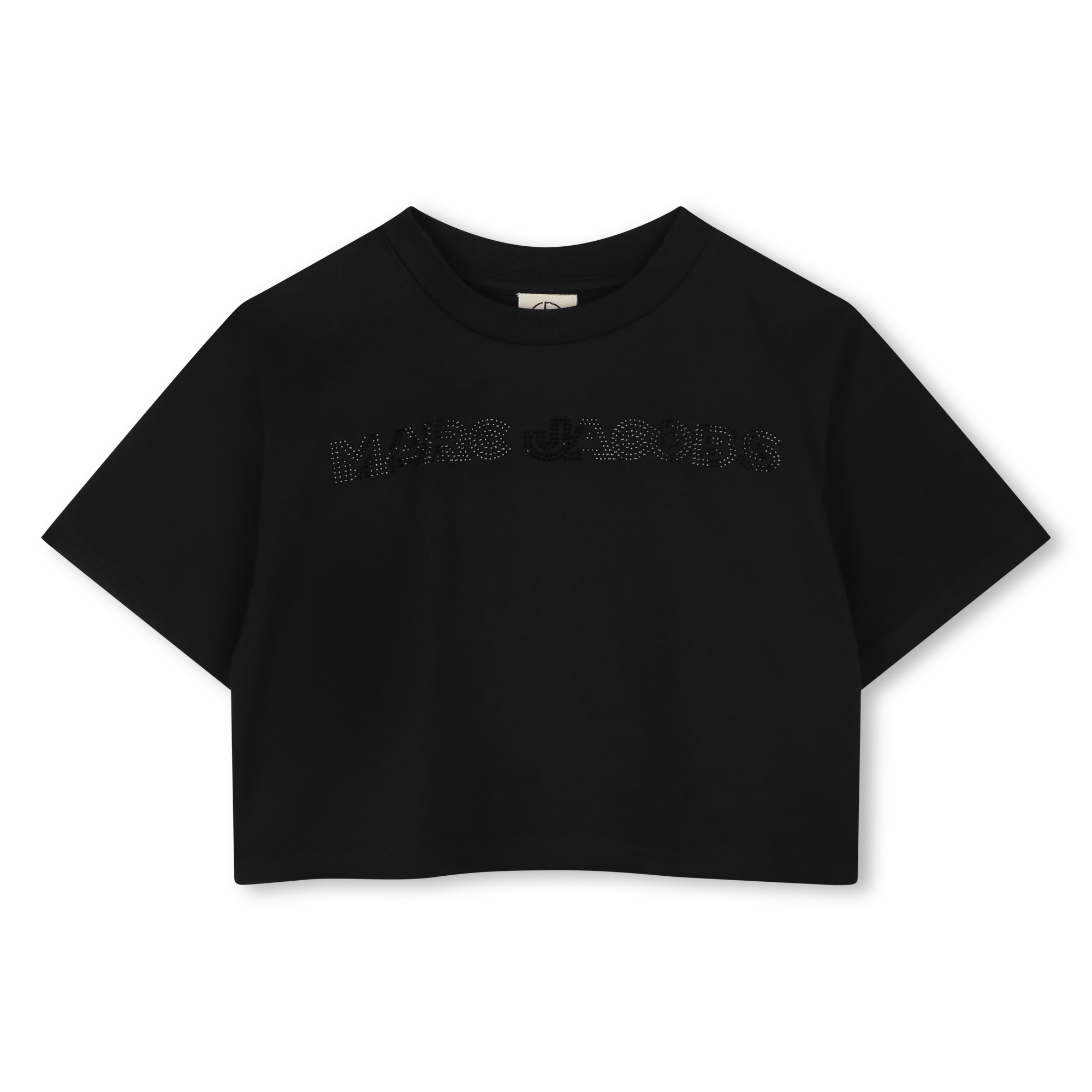 Cropped T-shirt with diamantés MARC JACOBS for GIRL