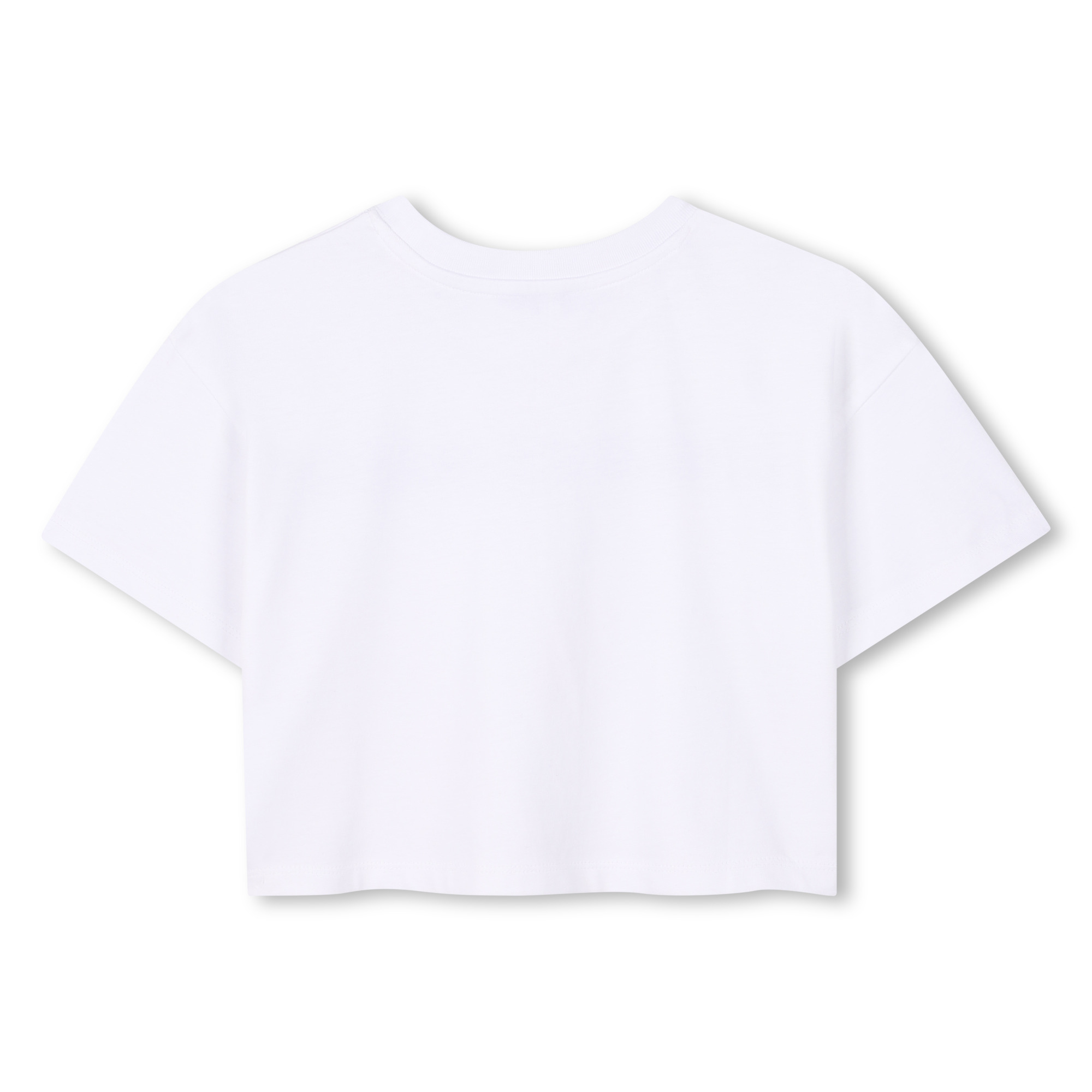 Cropped T-shirt with diamantés MARC JACOBS for GIRL