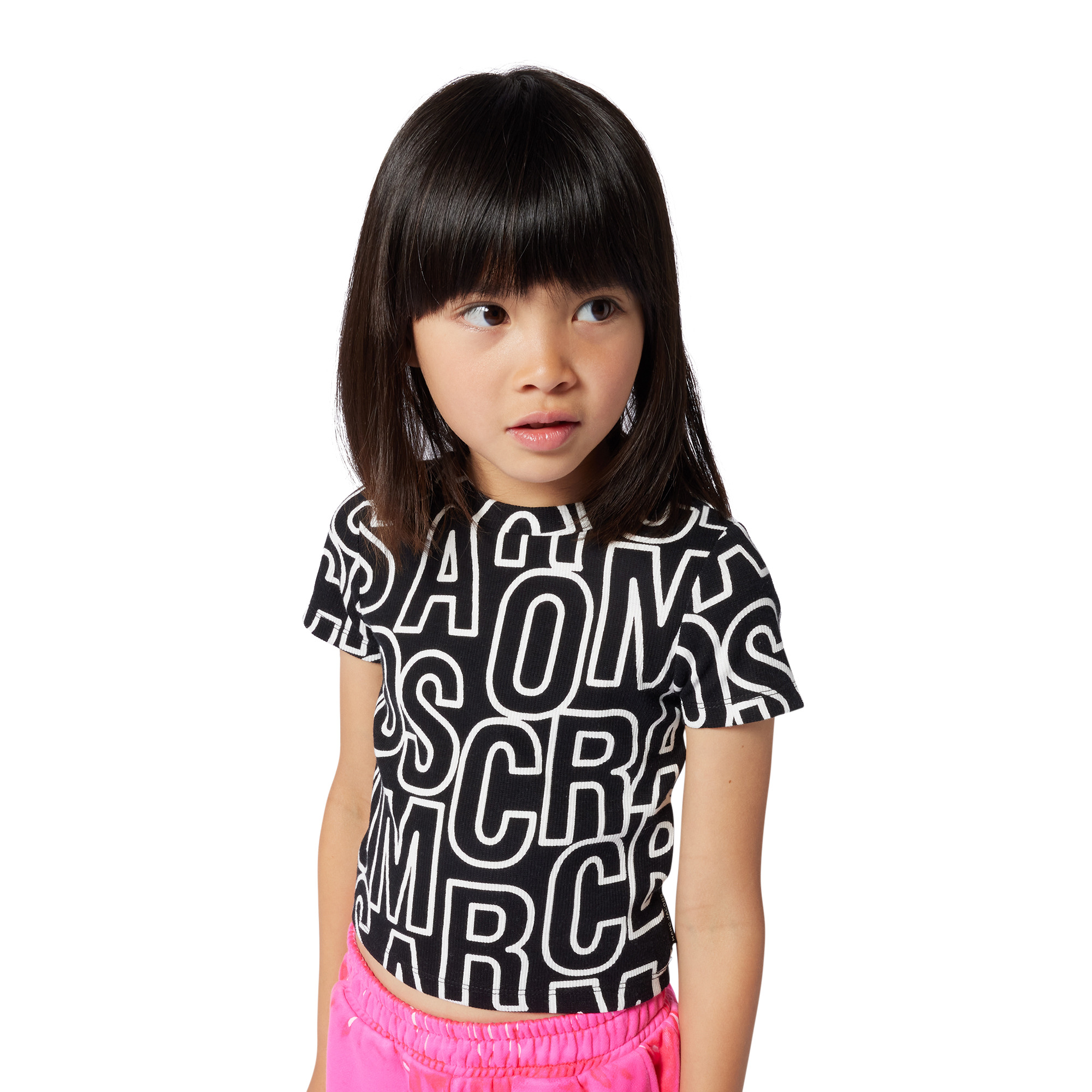 Cropped printed T-shirt MARC JACOBS for GIRL