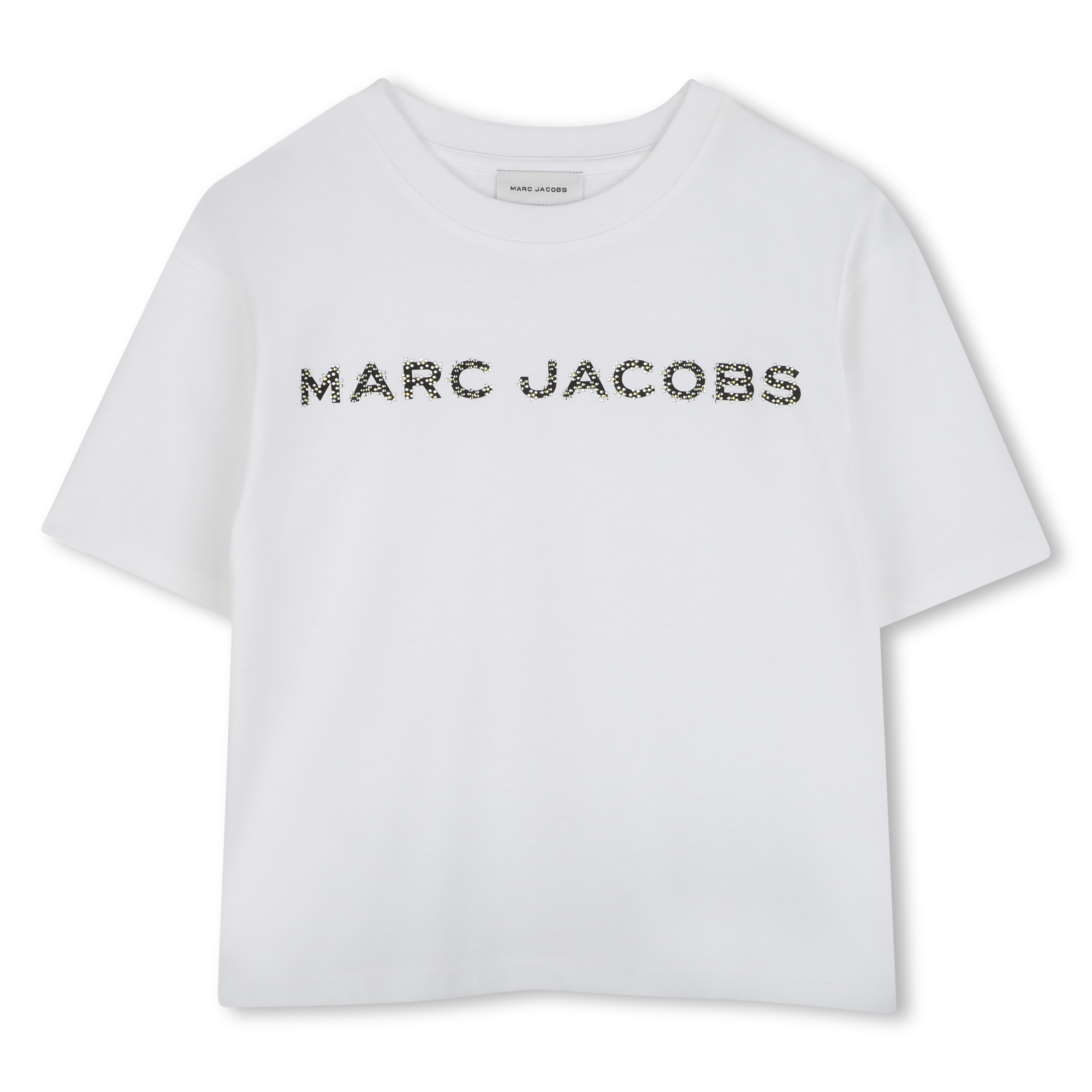 T-shirt in cotone con strass MARC JACOBS Per BAMBINA