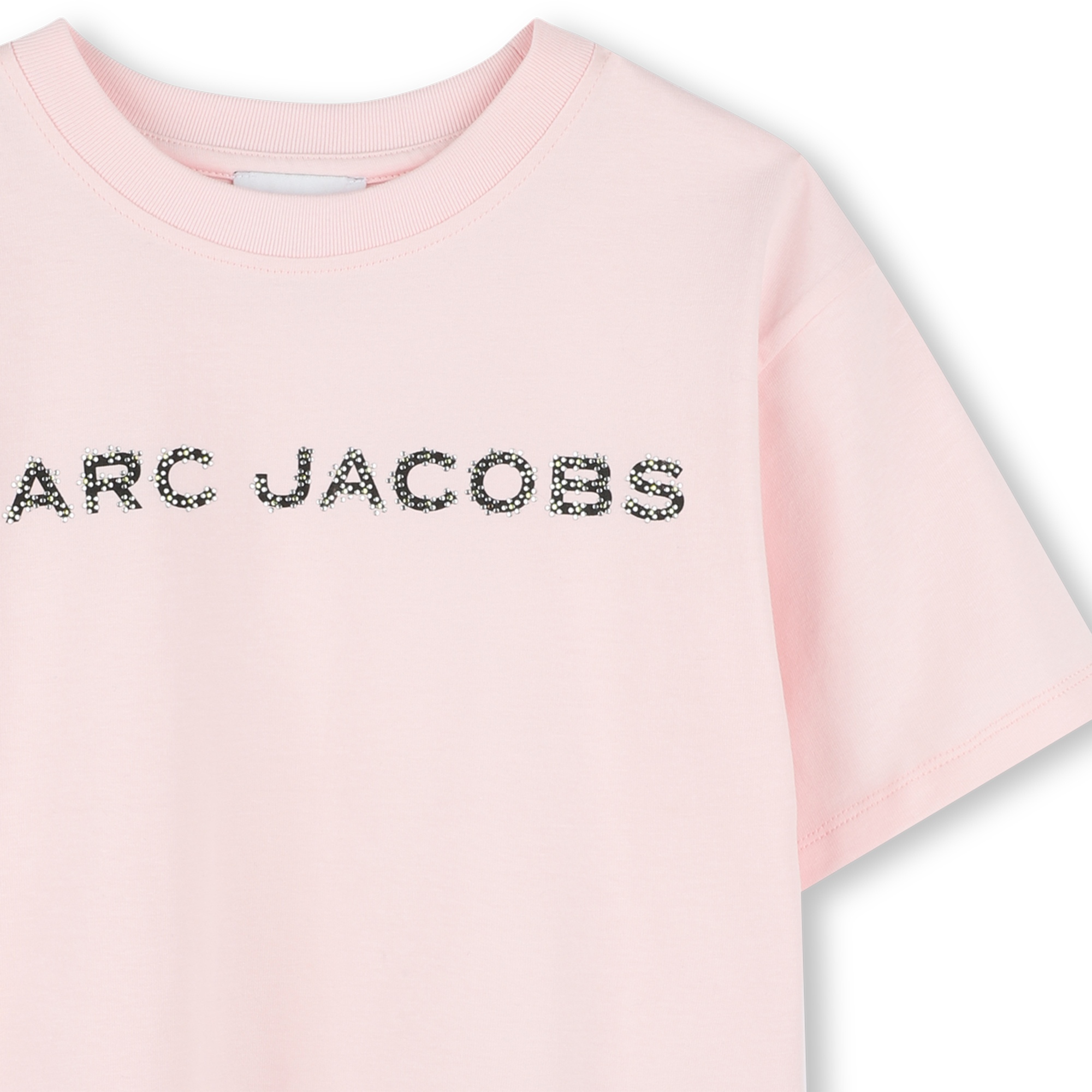 T-shirt in cotone con strass MARC JACOBS Per BAMBINA