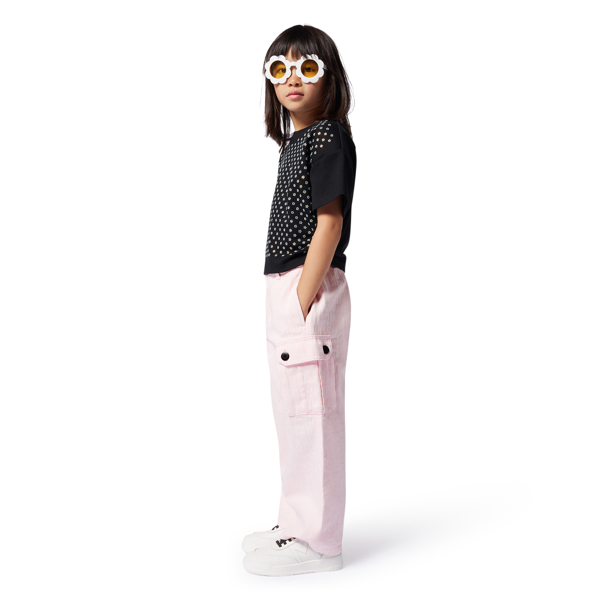 Pantalon à poches en coton MARC JACOBS pour FILLE