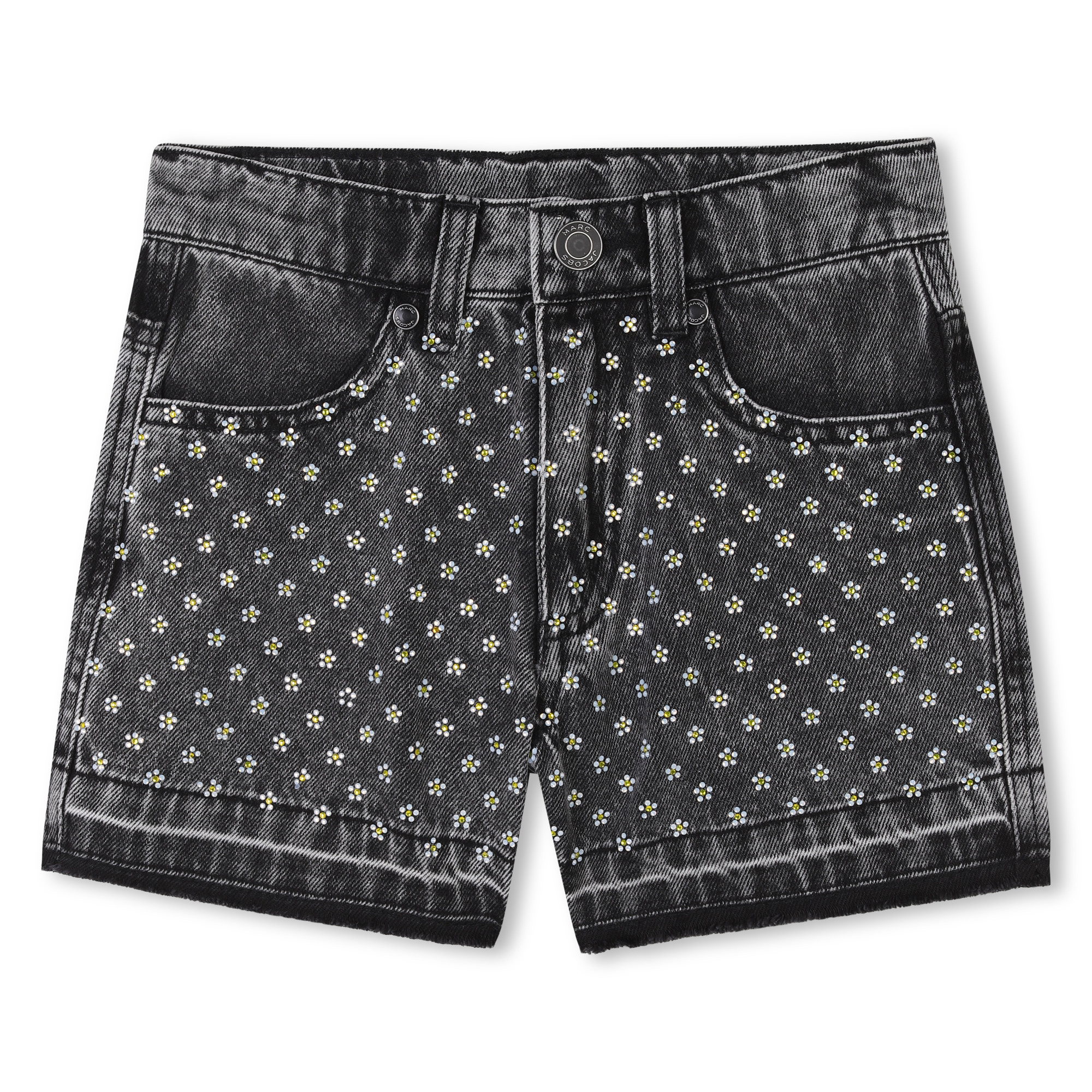 Denim shorts with diamantés MARC JACOBS for GIRL