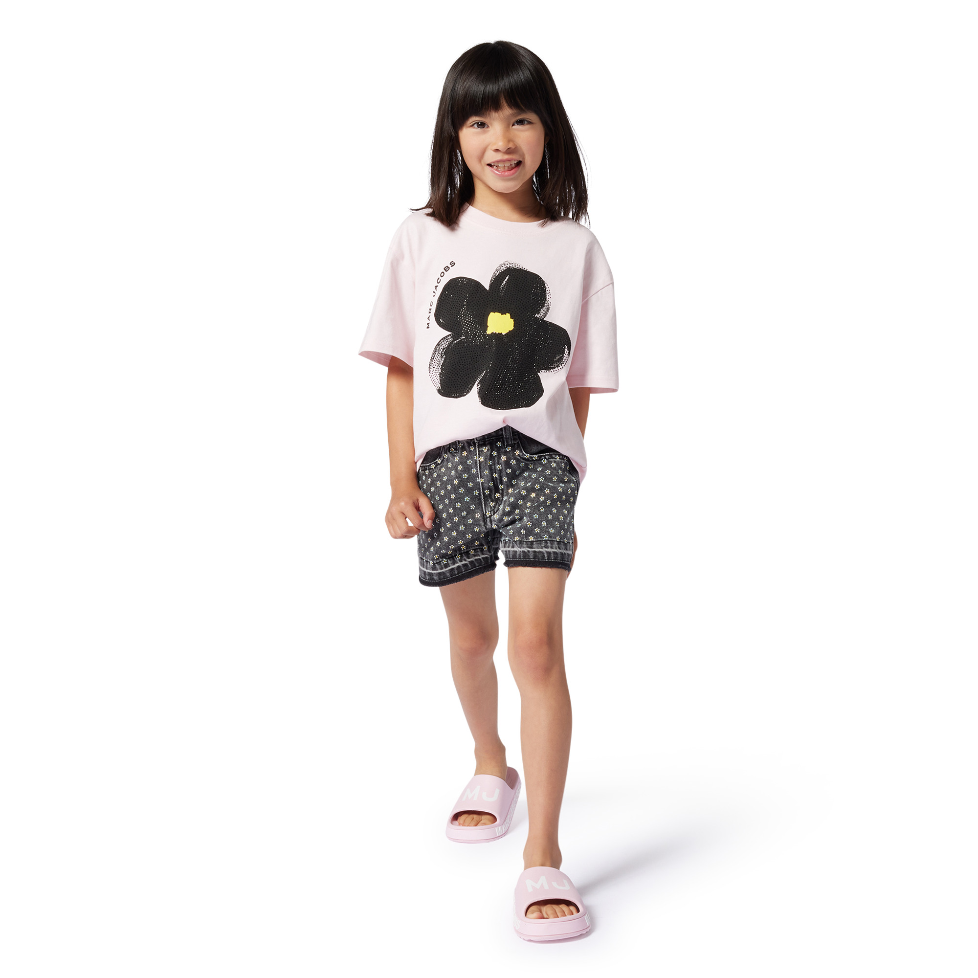 Shorts di jeans con strass MARC JACOBS Per BAMBINA