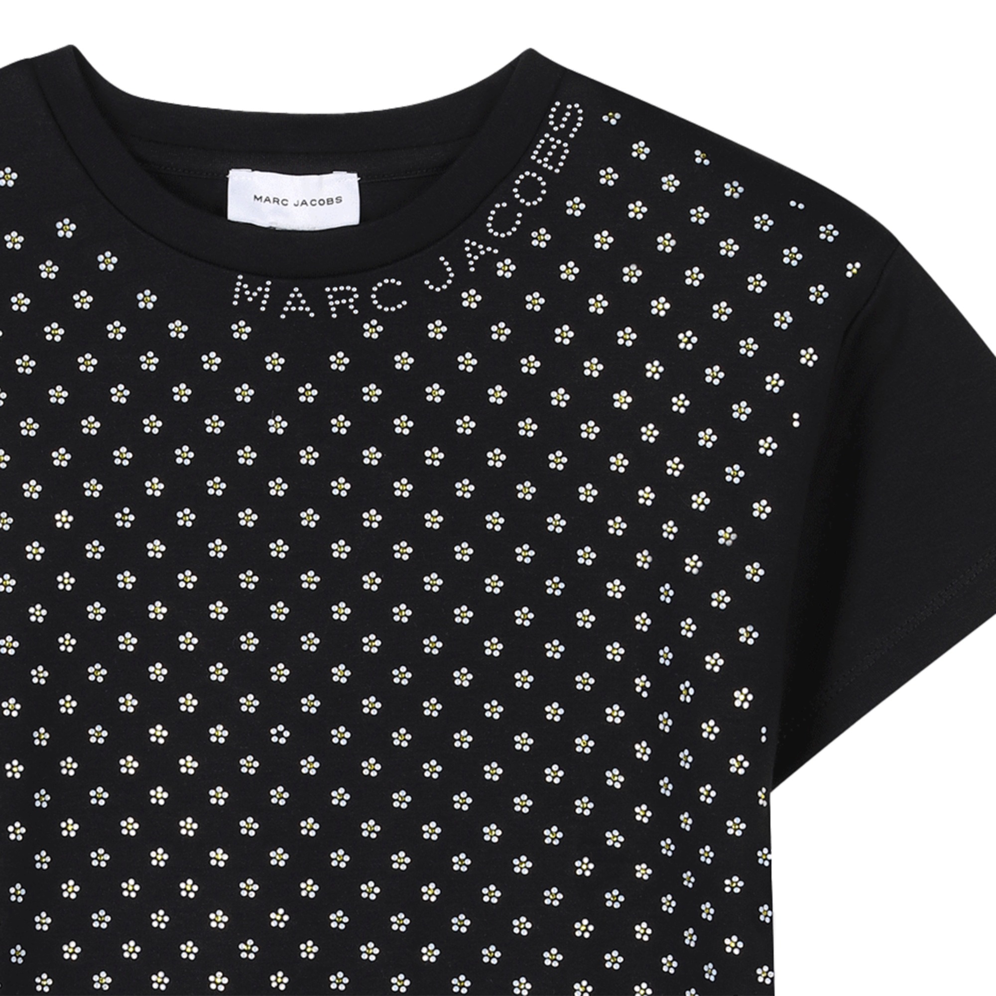 Short-sleeved diamanté dress MARC JACOBS for GIRL