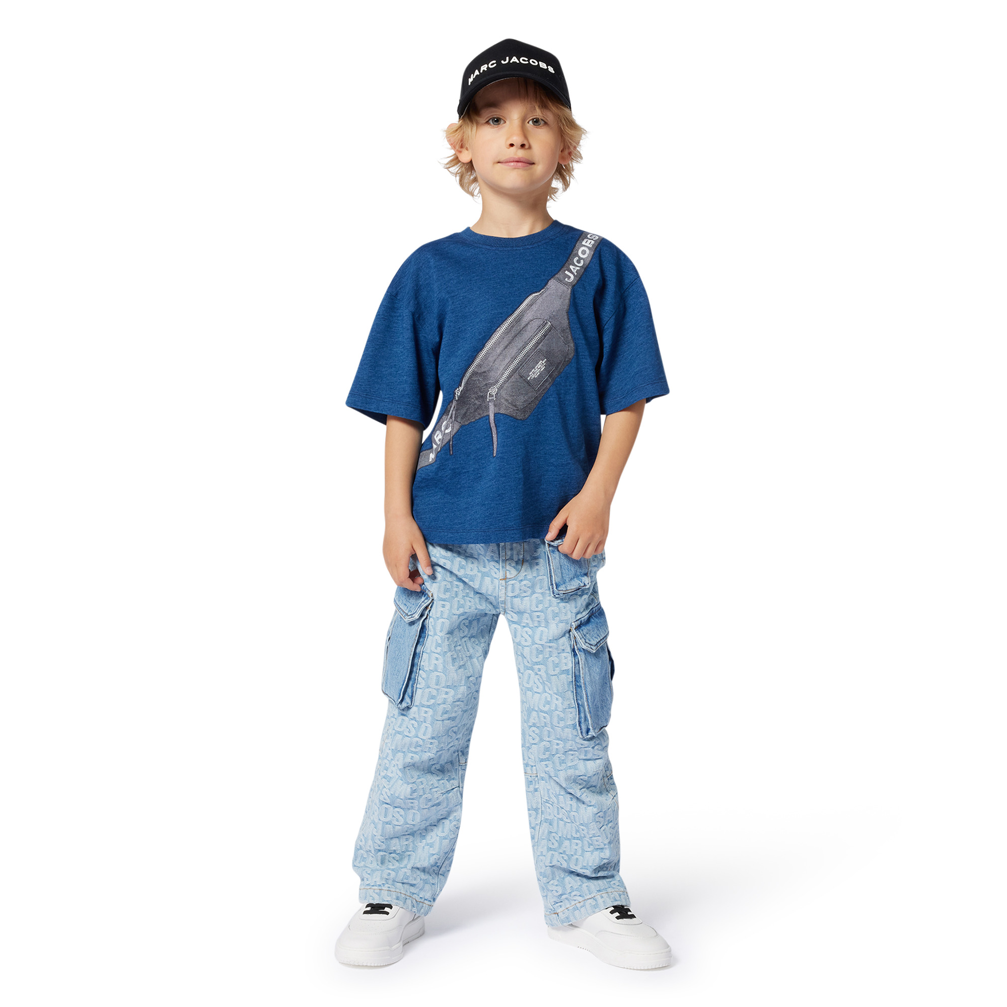 Cotton denim cargo trousers MARC JACOBS for BOY