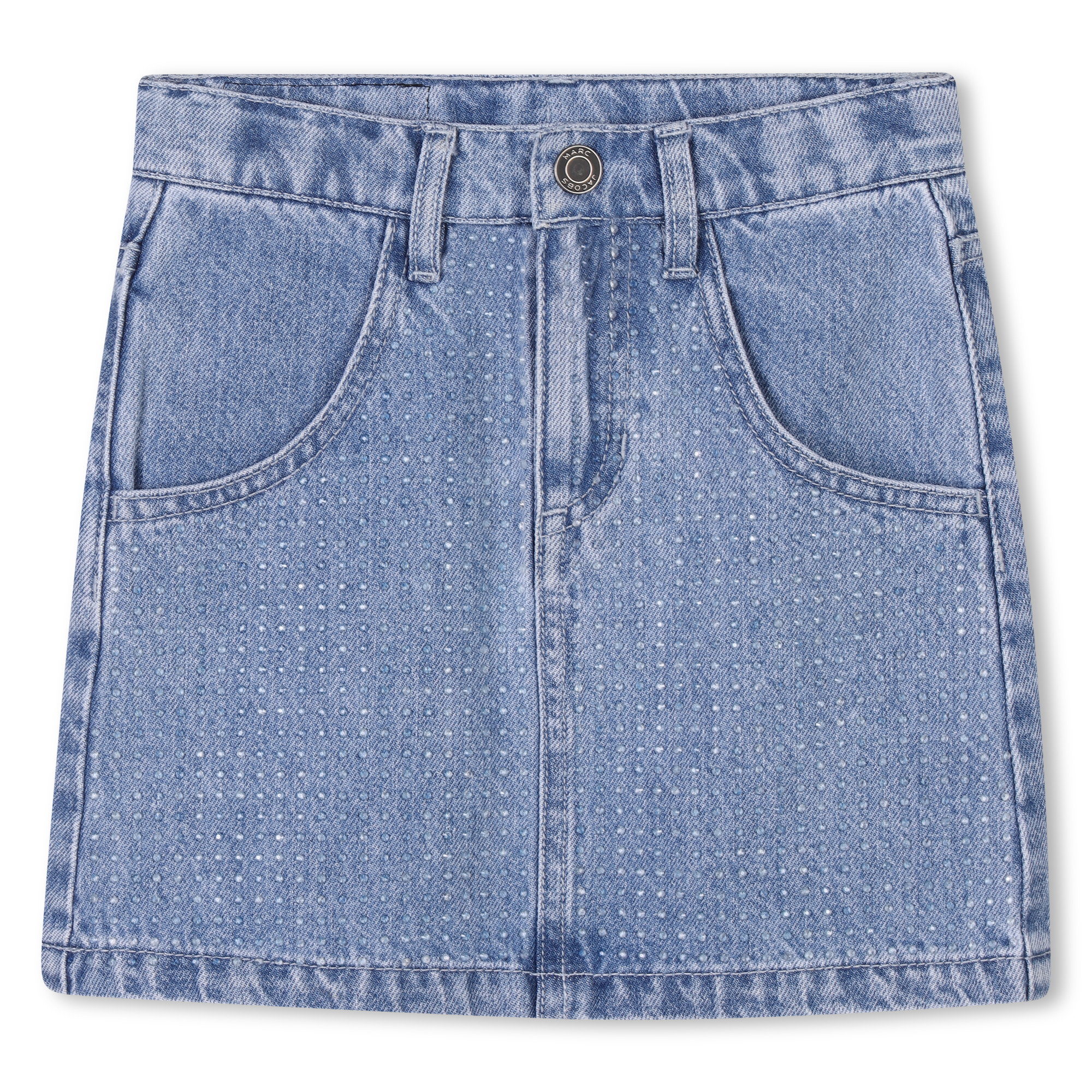 Jupe en jean avec strass MARC JACOBS pour FILLE