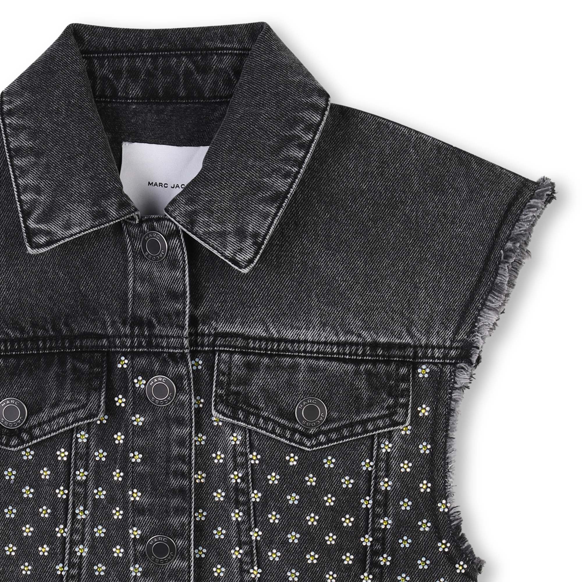 Veste sans manche en jean MARC JACOBS pour FILLE