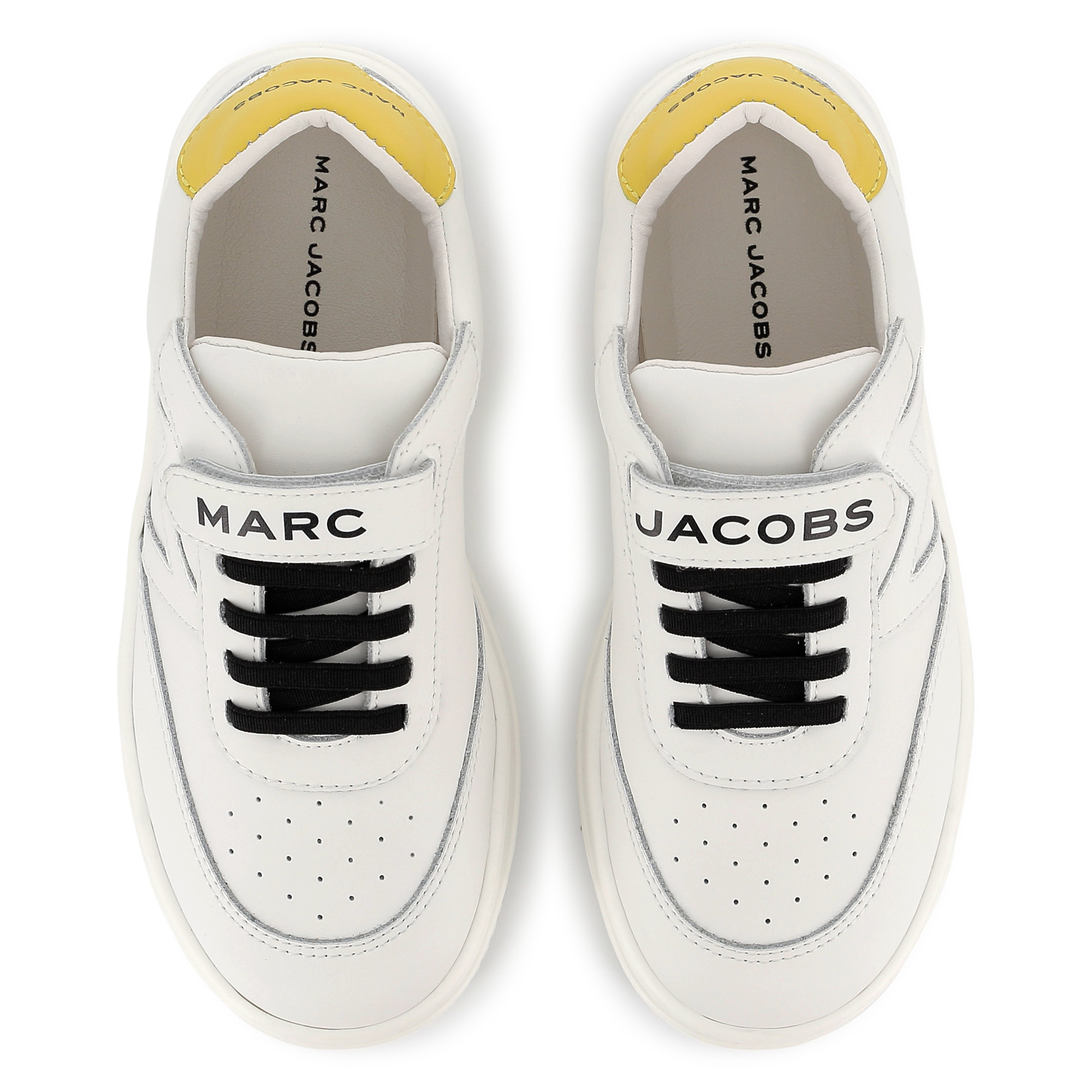 Baskets en cuir à scratch MARC JACOBS pour GARCON