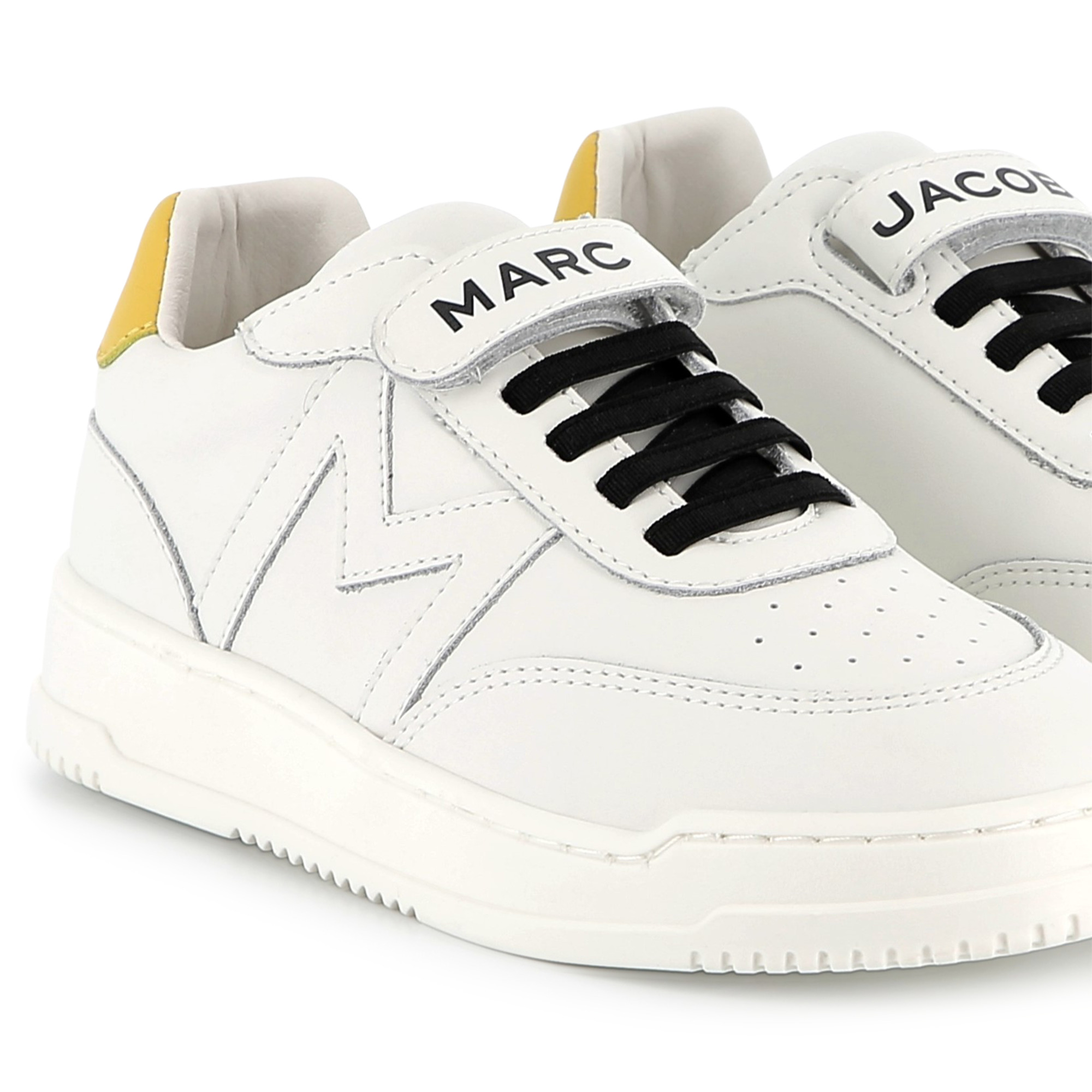 Leren sneakers met klittenband MARC JACOBS Voor