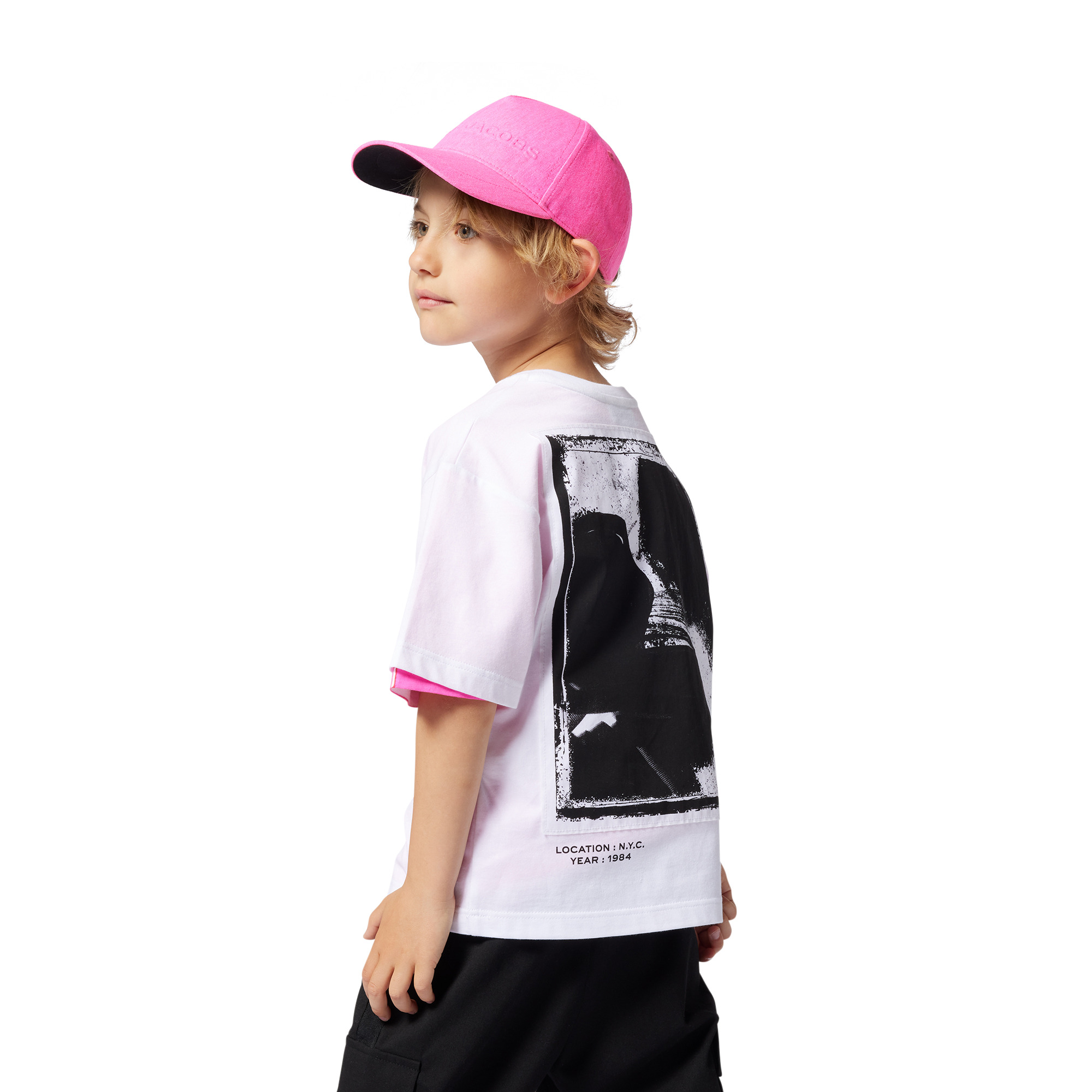 Adjustable cotton baseball cap MARC JACOBS for GIRL