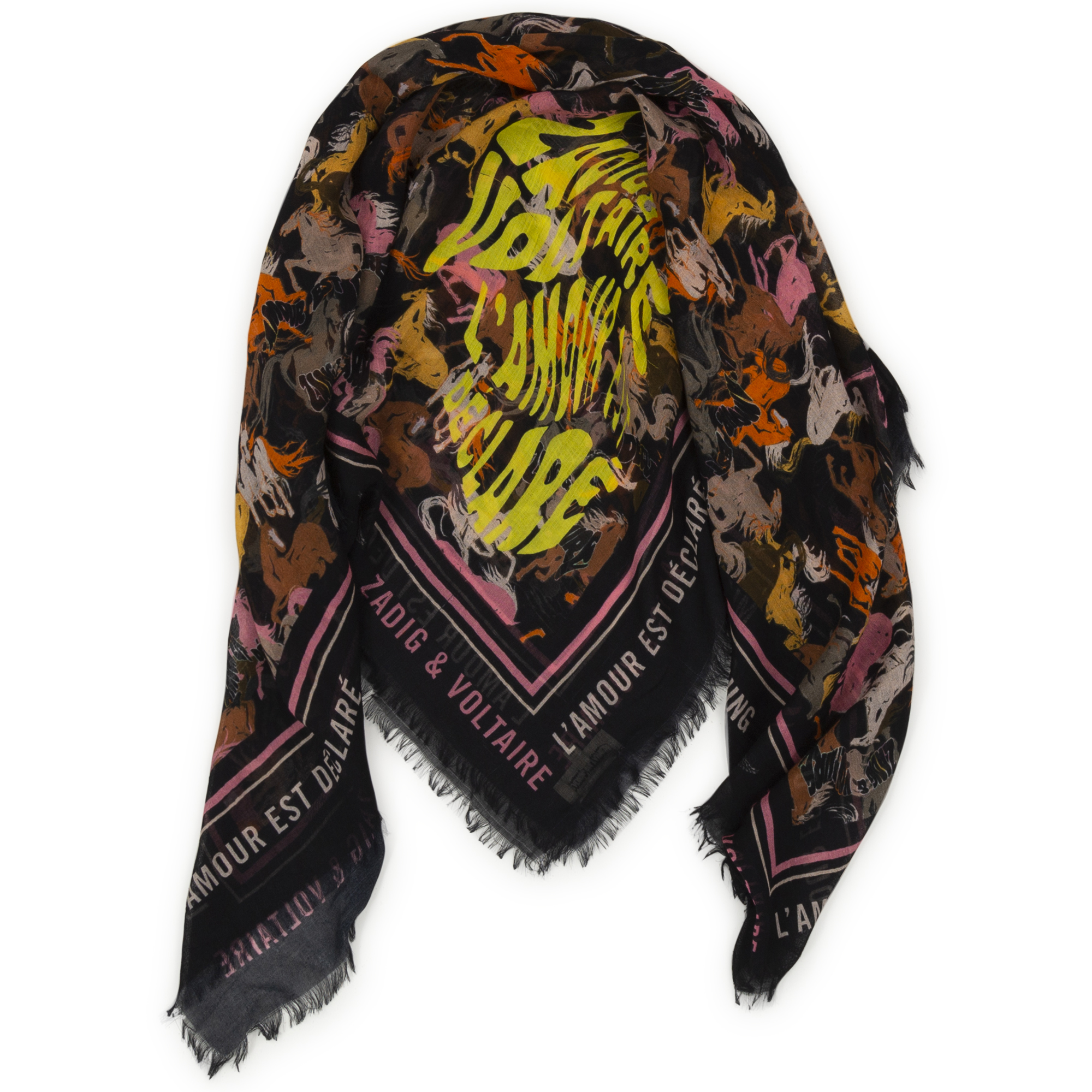 Print modal scarf ZADIG & VOLTAIRE for GIRL
