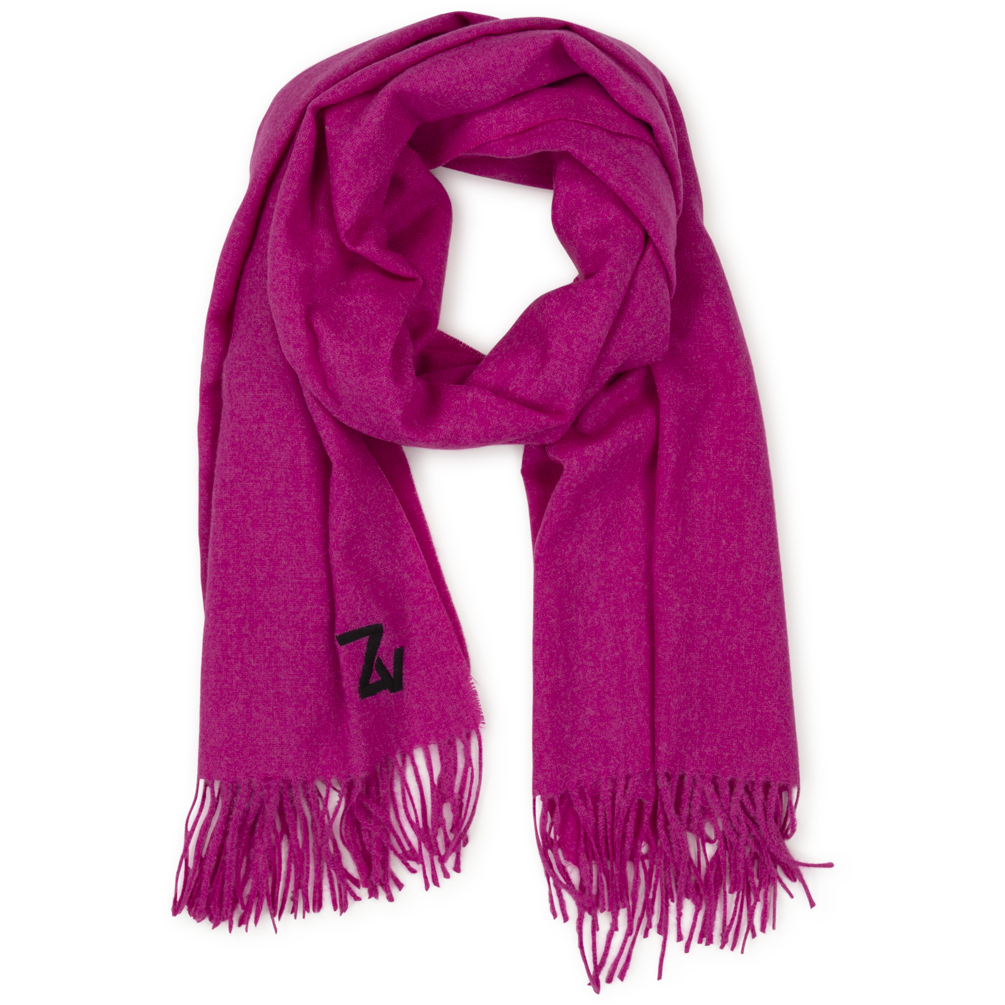 Embroidered scarf with fringe ZADIG & VOLTAIRE for GIRL