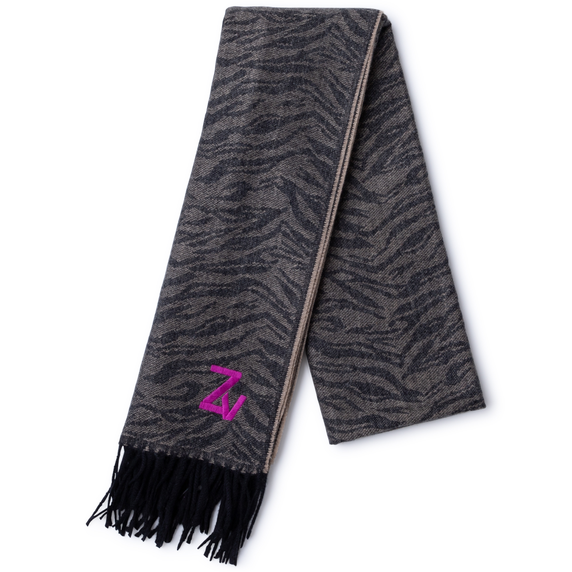 Zebra-print scarf ZADIG & VOLTAIRE for GIRL