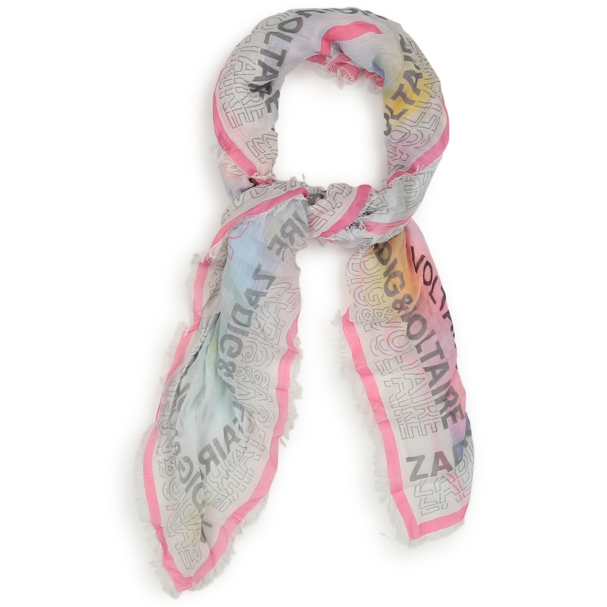 Illustrated printed scarf ZADIG & VOLTAIRE for GIRL