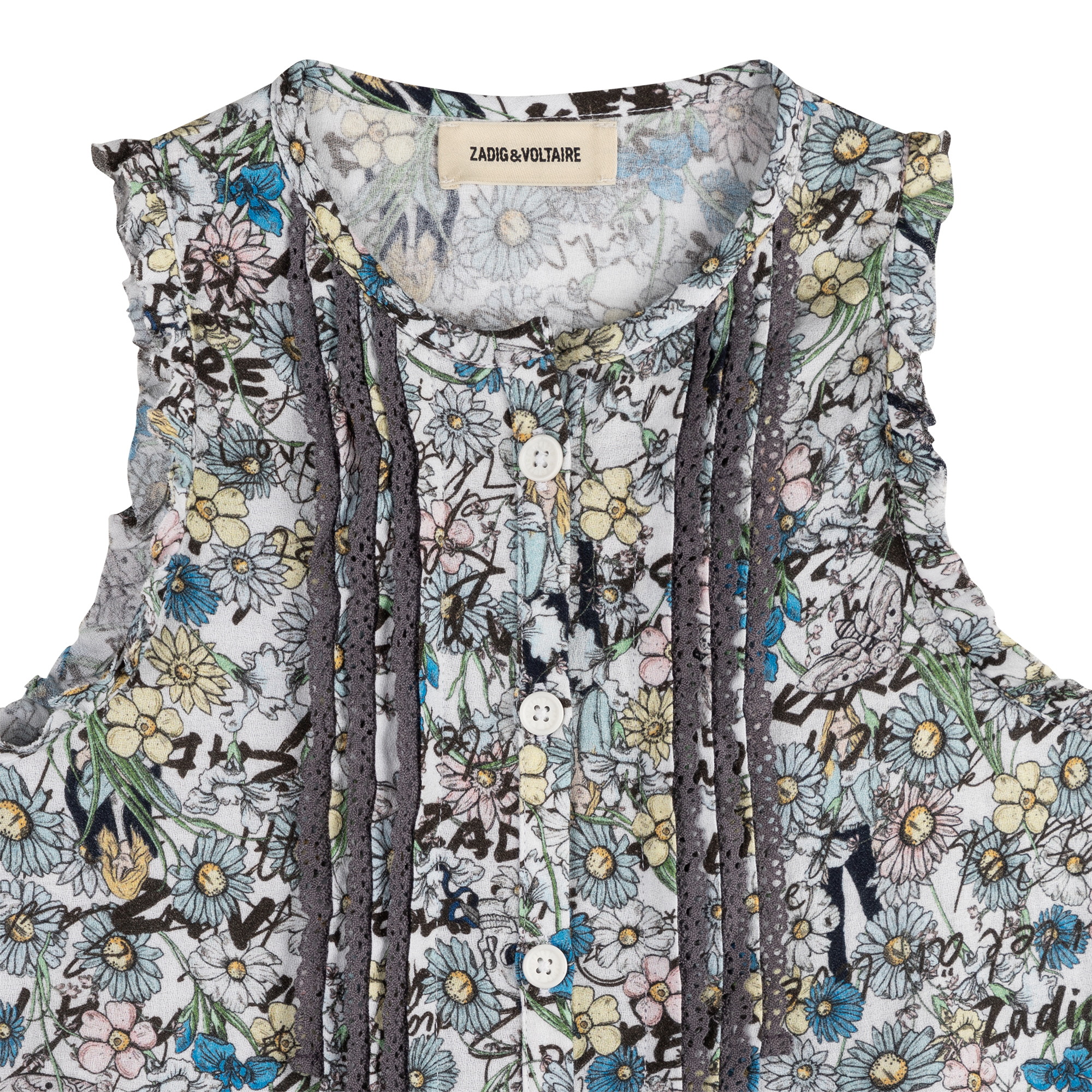 Floral printed dress ZADIG & VOLTAIRE for GIRL