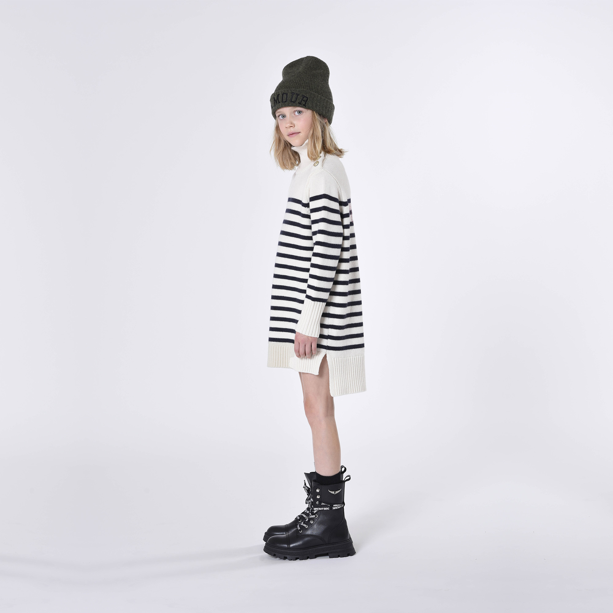 Button-neck jumper dress ZADIG & VOLTAIRE for GIRL