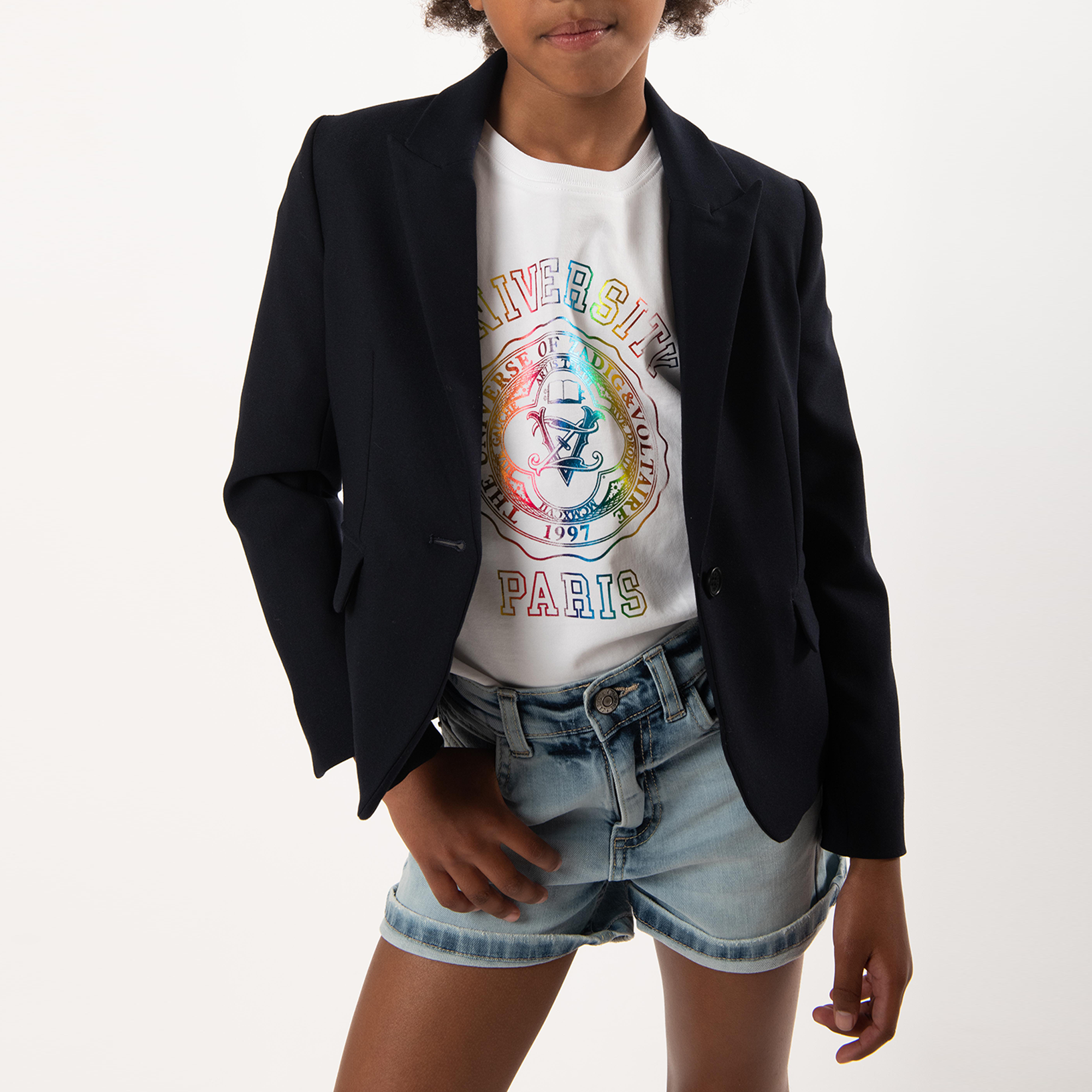 Five-pocket denim shorts ZADIG & VOLTAIRE for GIRL