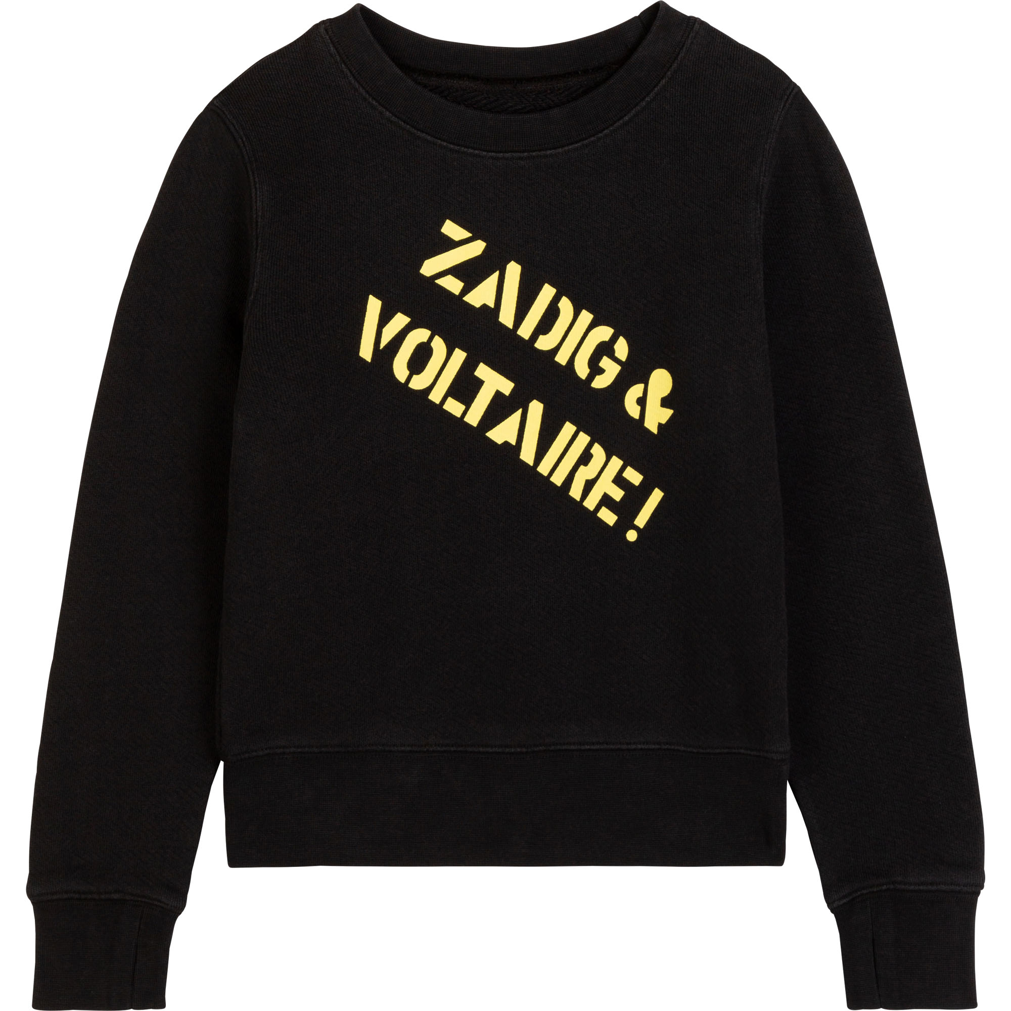 Sweatshirt en molleton chevron ZADIG & VOLTAIRE pour FILLE
