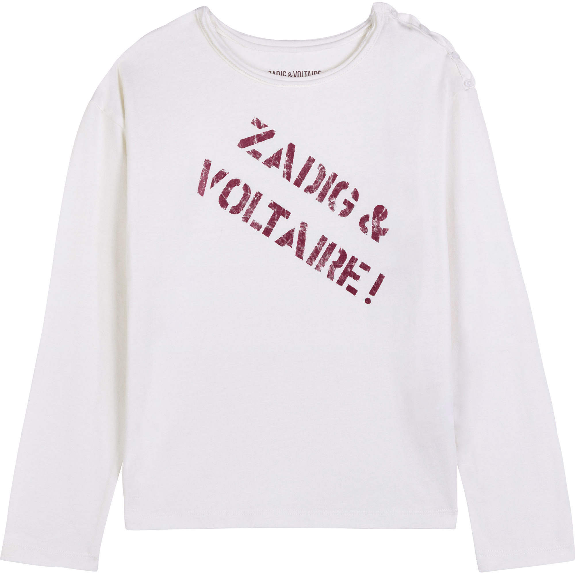 T-shirt in jersey di cotone ZADIG & VOLTAIRE Per BAMBINA