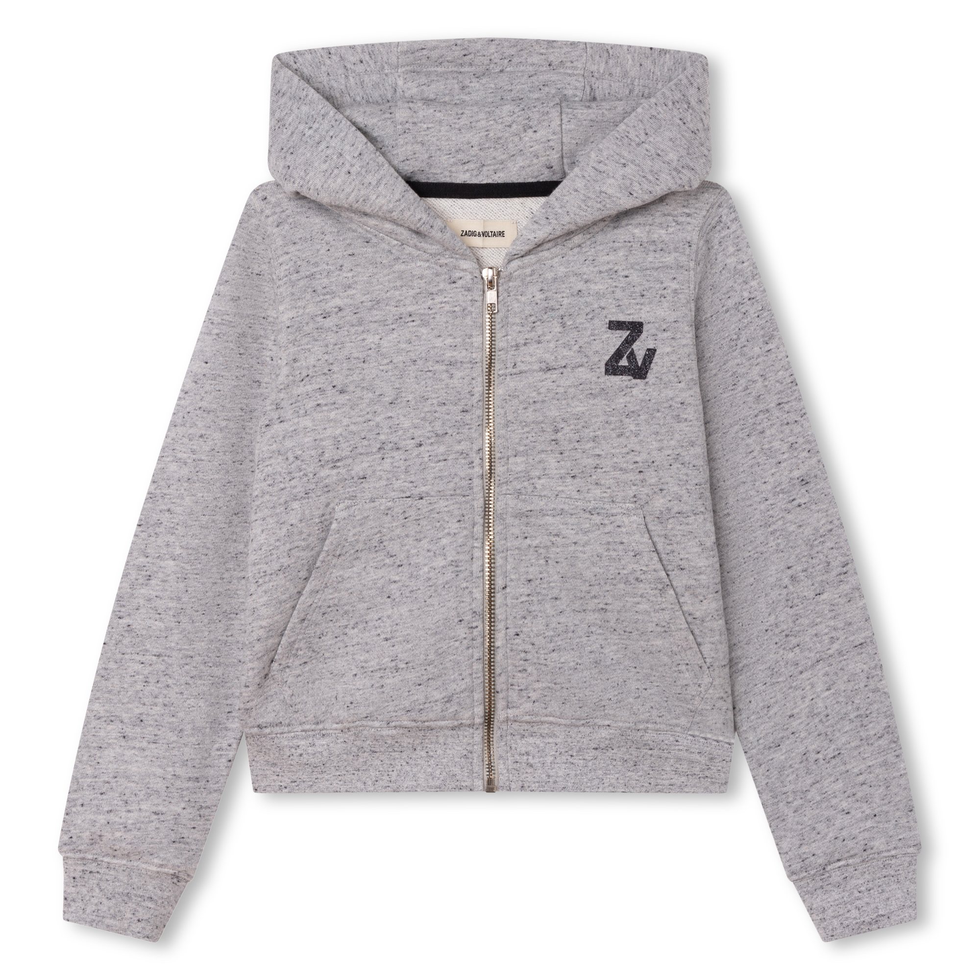 Hooded zip-up cardigan ZADIG & VOLTAIRE for GIRL