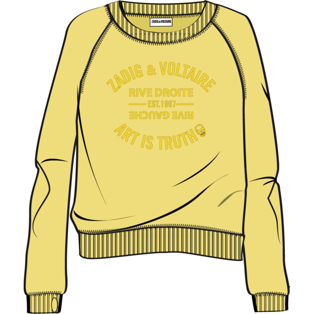 Sweatshirt aus Baumwolle ZADIG & VOLTAIRE Für MÄDCHEN