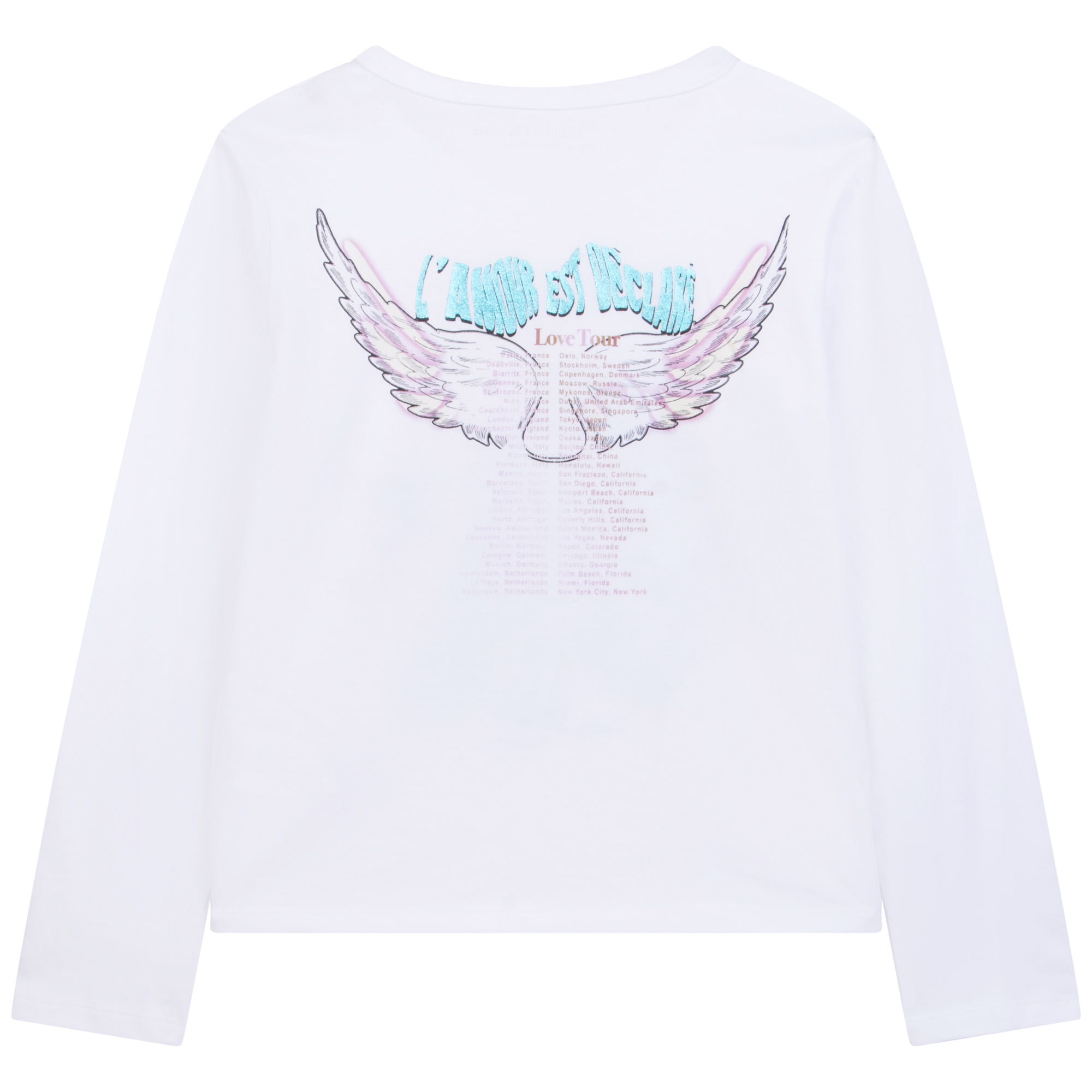 TEE-SHIRT MANCHES LONGUES ZADIG & VOLTAIRE pour FILLE