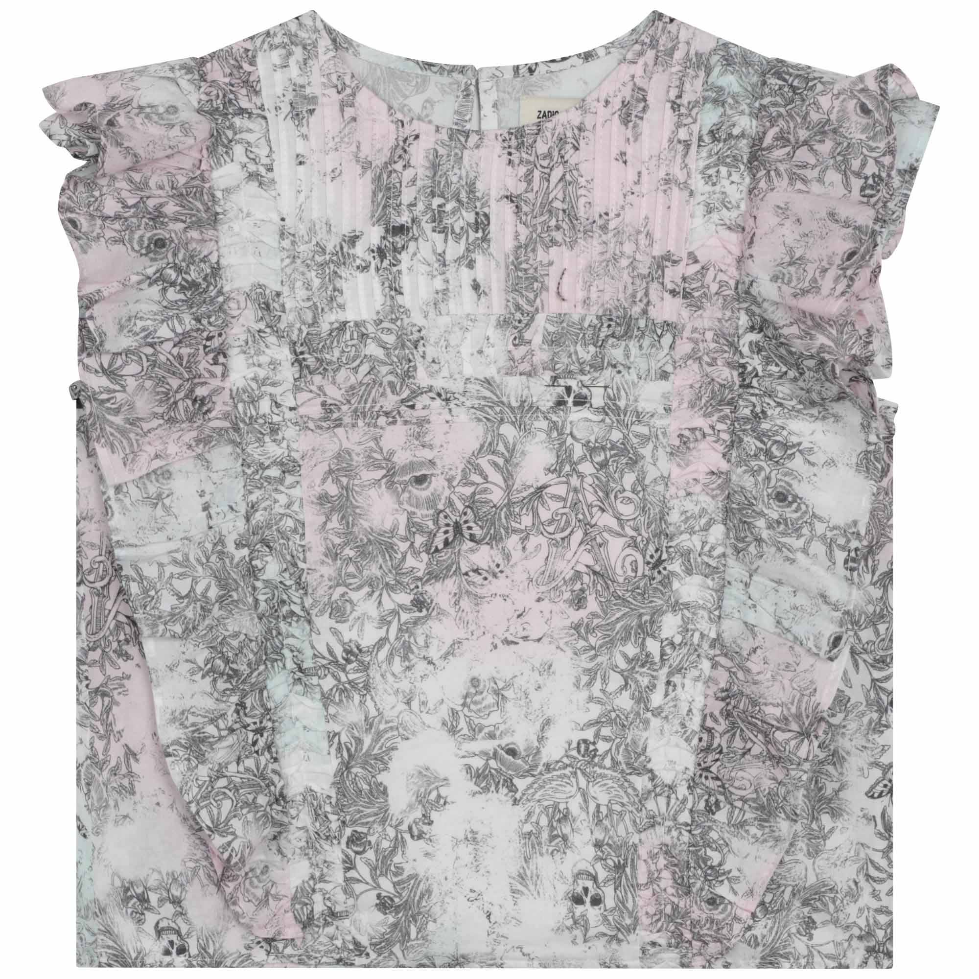 Mouwloze blouse van katoen ZADIG & VOLTAIRE Voor