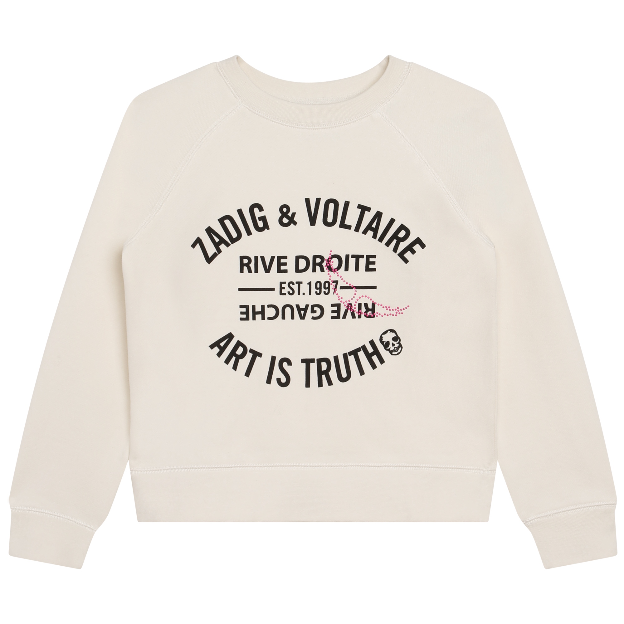 Cotton fleece sweatshirt ZADIG & VOLTAIRE for GIRL