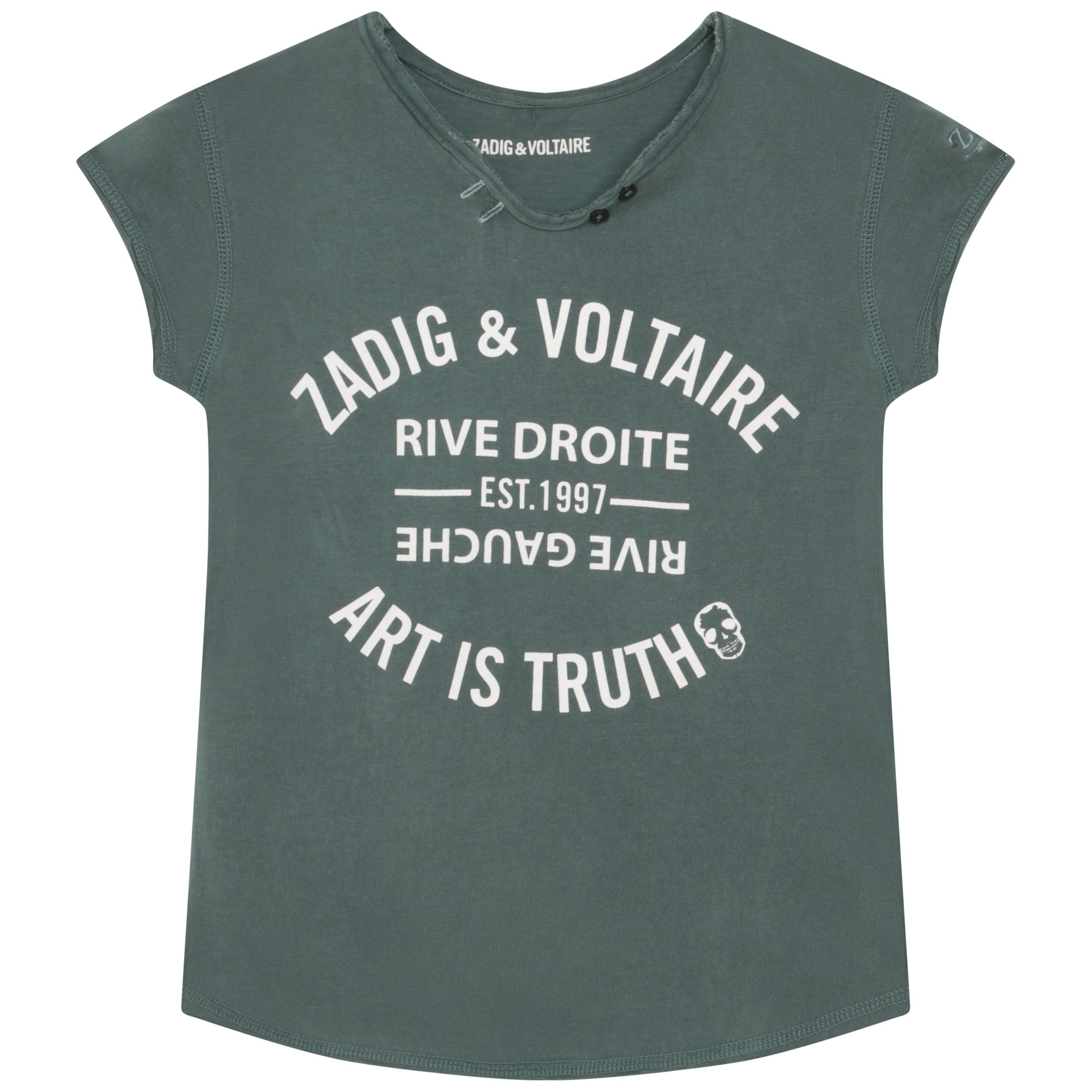 Katoenen T-shirt lange mouwen ZADIG & VOLTAIRE Voor