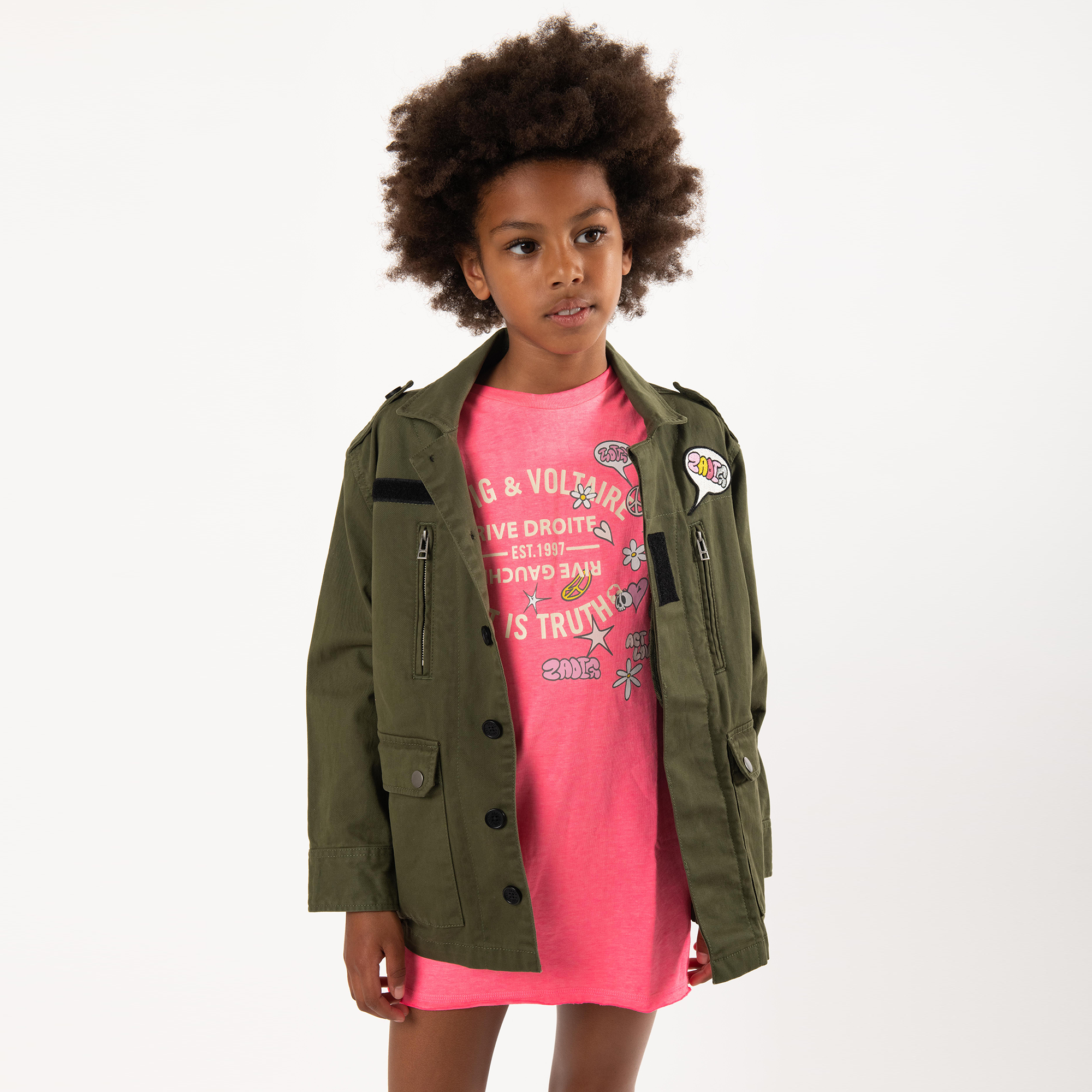 Embroidered cotton jacket ZADIG & VOLTAIRE for GIRL
