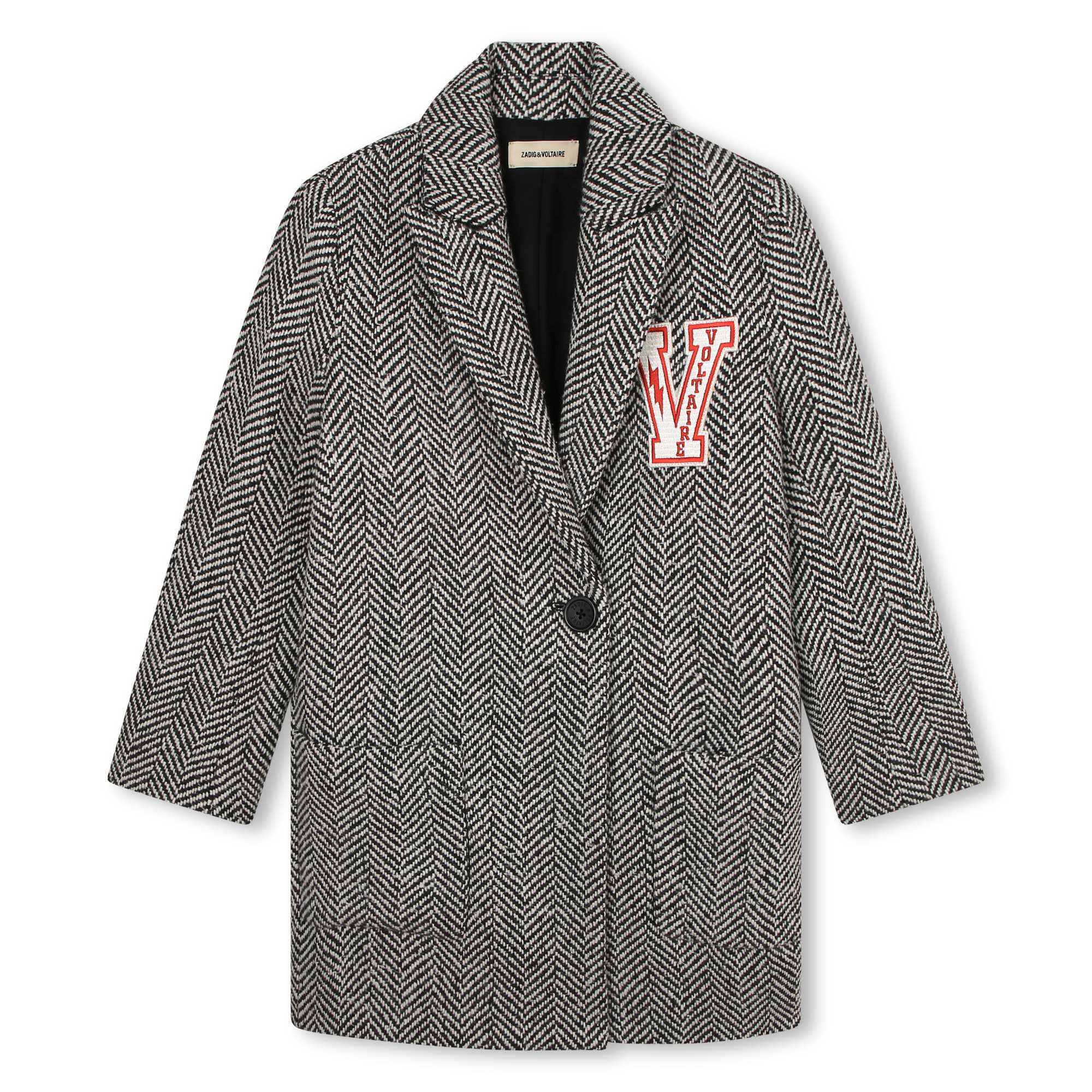 Notched-collar coat ZADIG & VOLTAIRE for GIRL