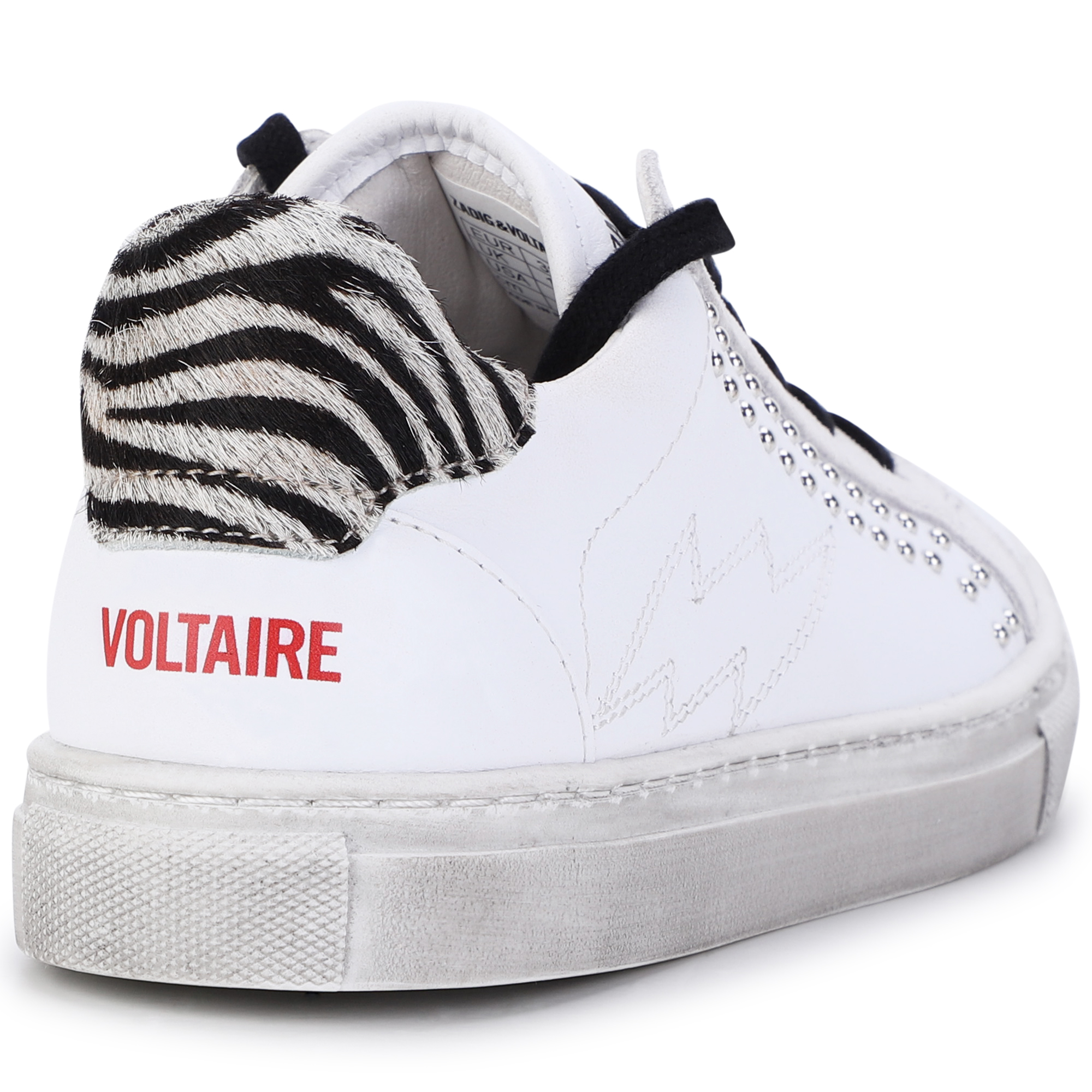 Studded Leather Sneakers ZADIG & VOLTAIRE for GIRL