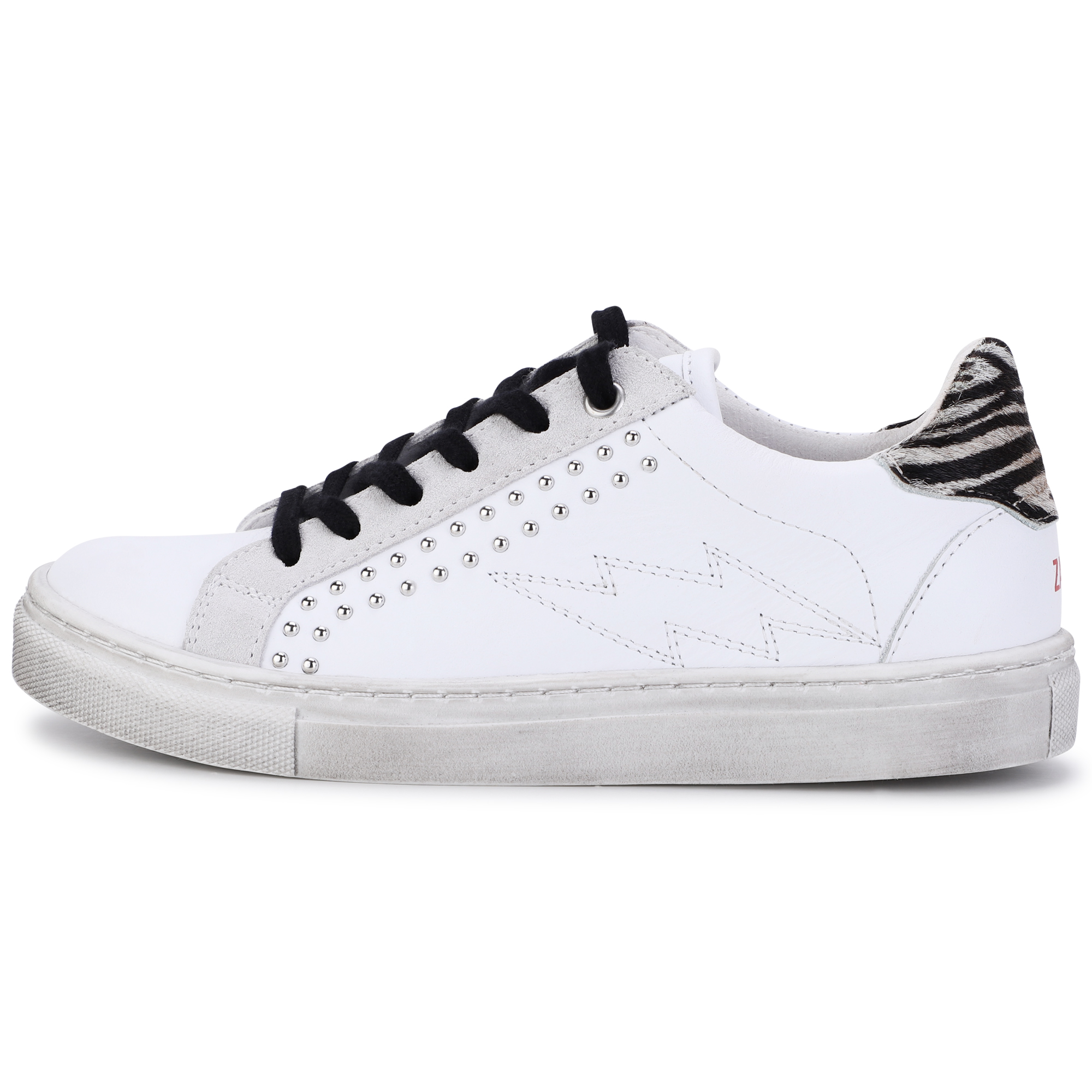 Studded Leather Sneakers ZADIG & VOLTAIRE for GIRL