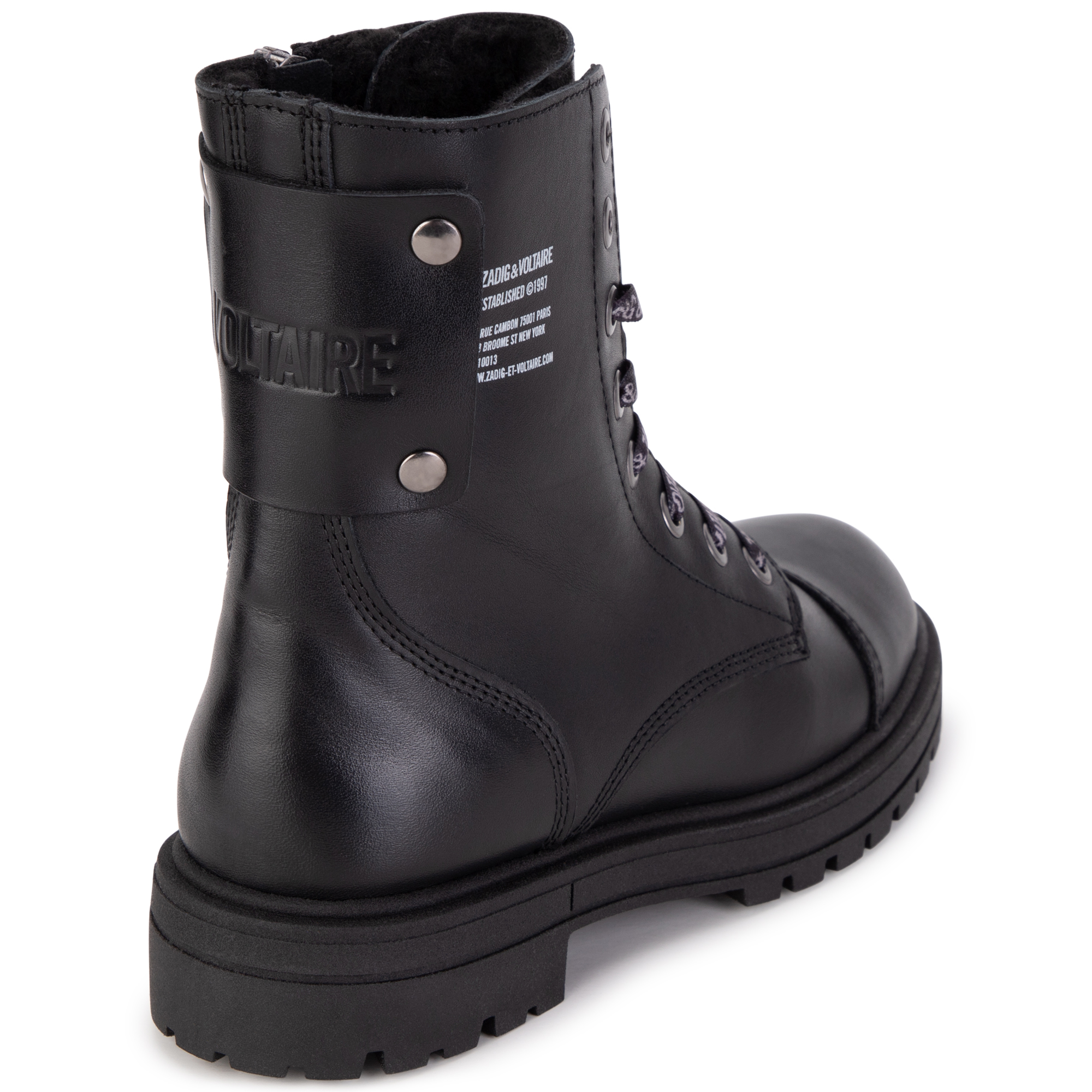 Leather ranger boots ZADIG & VOLTAIRE for GIRL