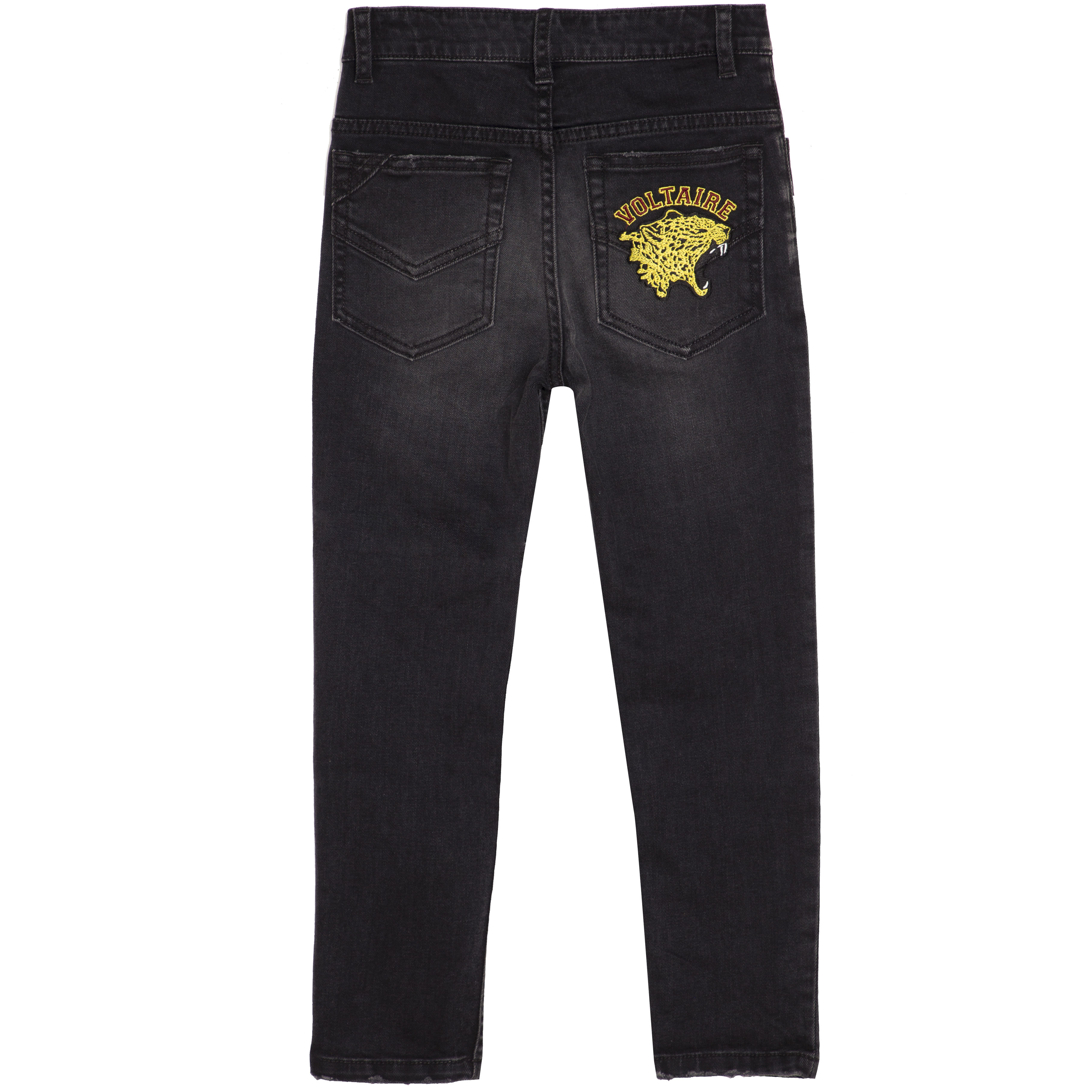 Overdyed embroidered slim-fit jeans ZADIG & VOLTAIRE for BOY