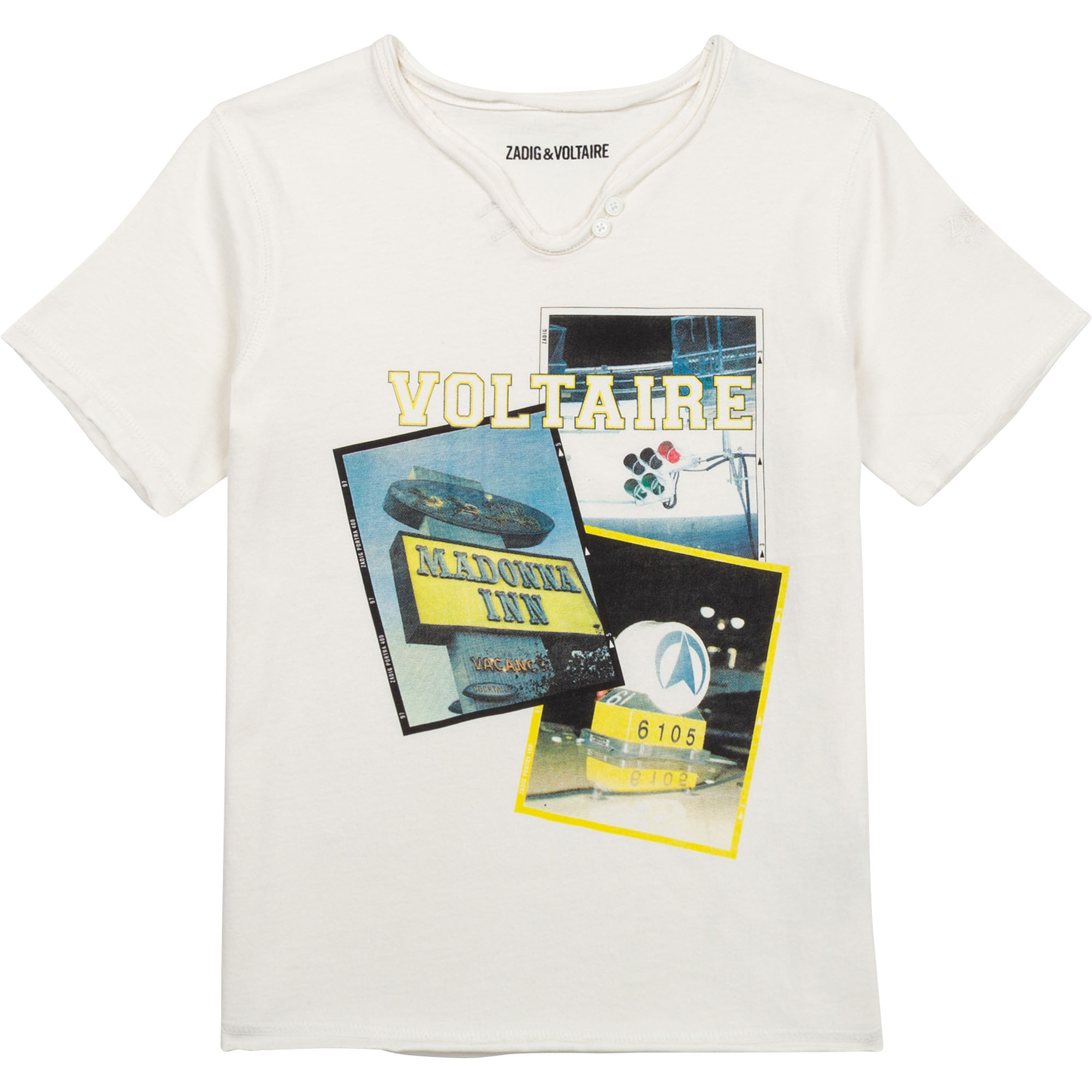 T-shirt en coton imprimé photo ZADIG & VOLTAIRE pour GARCON