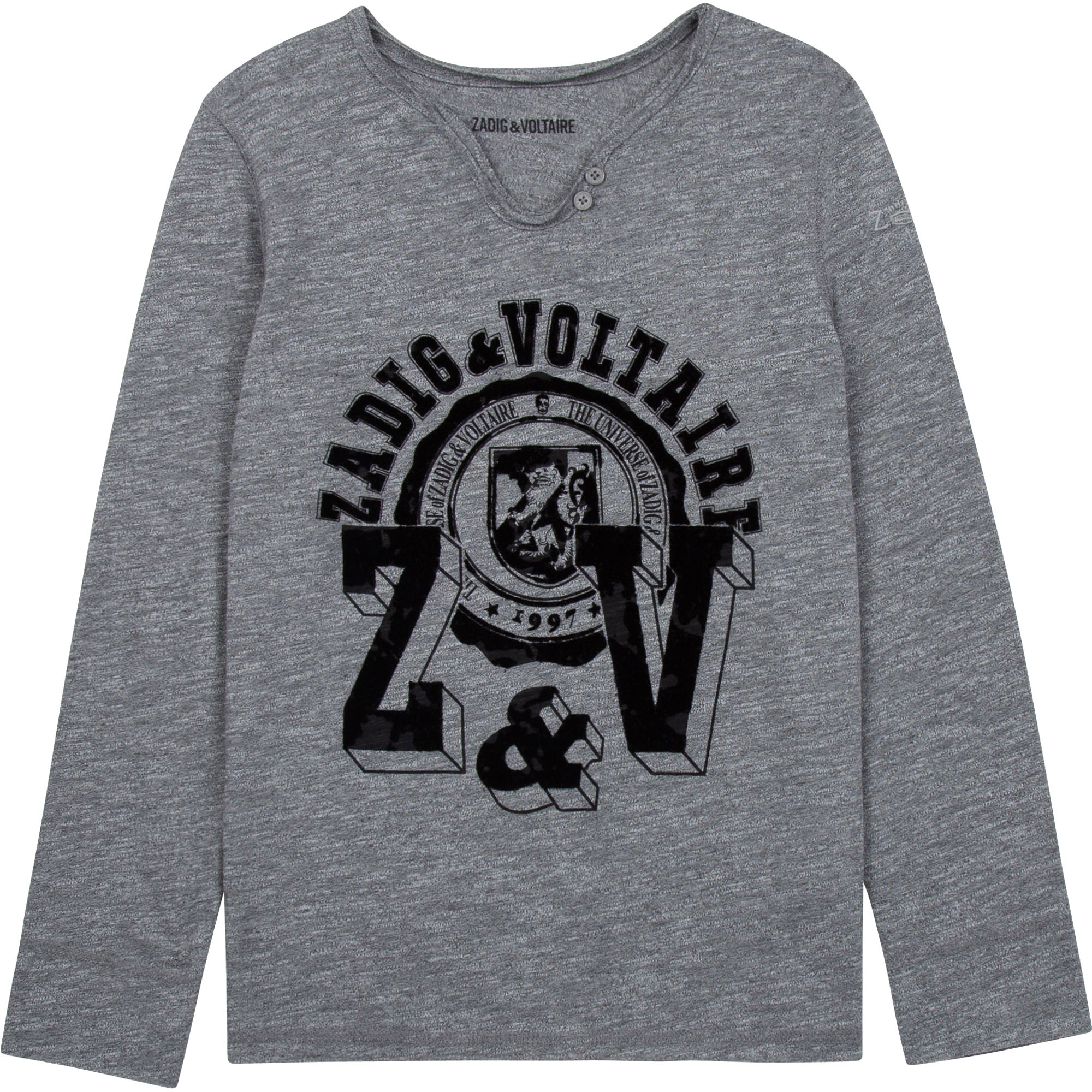 T-shirt van katoenen jersey ZADIG & VOLTAIRE Voor