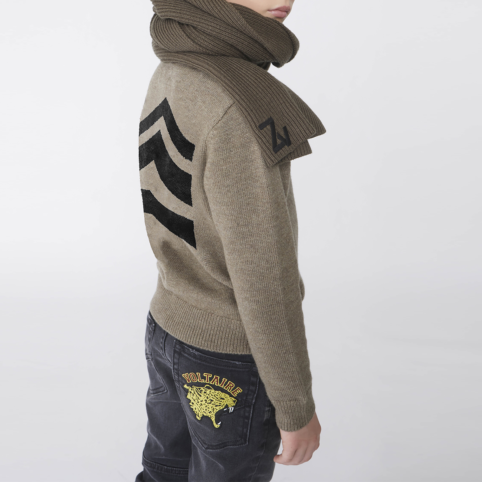 Wool blend tricot jumper ZADIG & VOLTAIRE for BOY