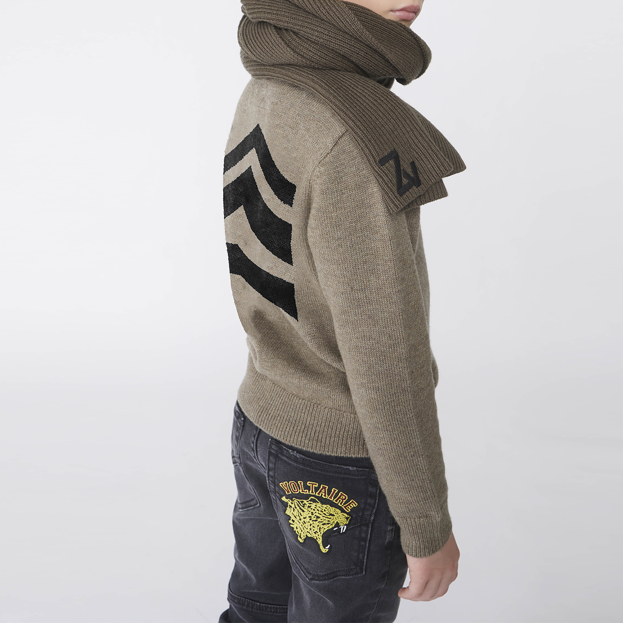 Wool blend tricot sweater ZADIG & VOLTAIRE for BOY