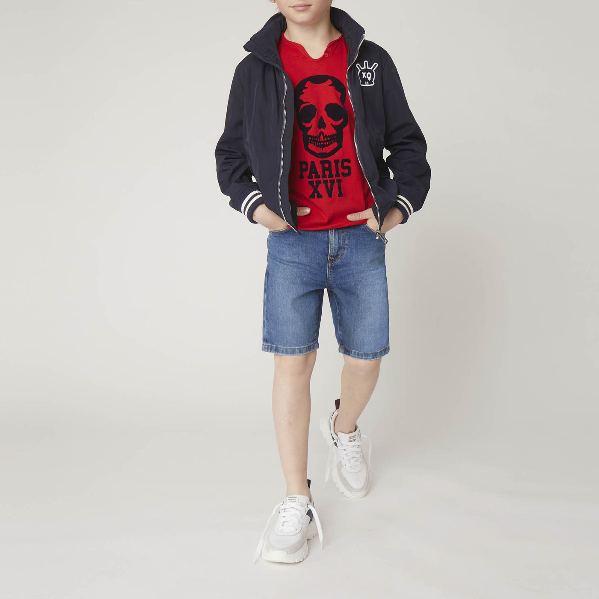 Printed and embroidered t-shirt ZADIG & VOLTAIRE for BOY